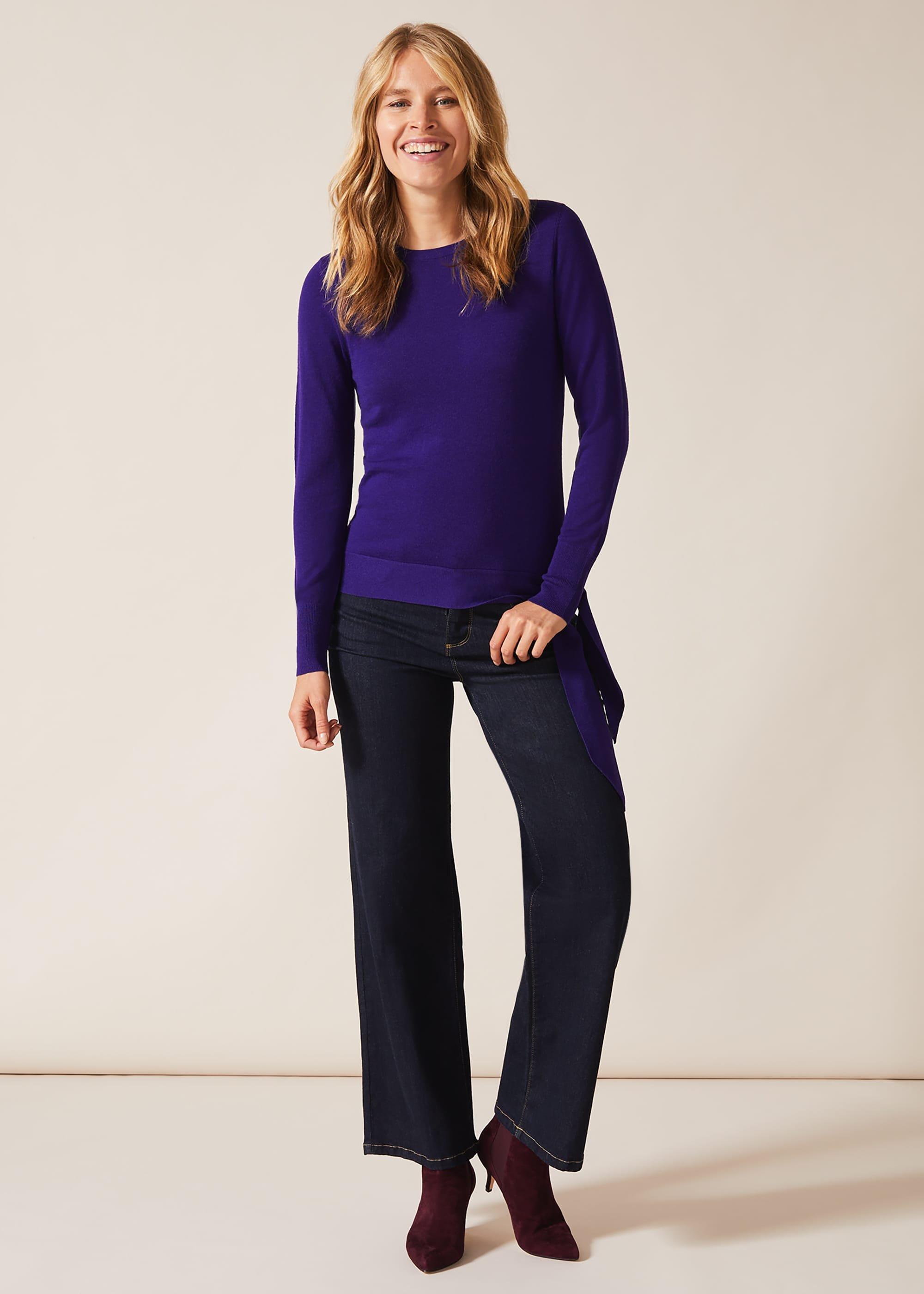 Tessa Tie Side Merino Jumper