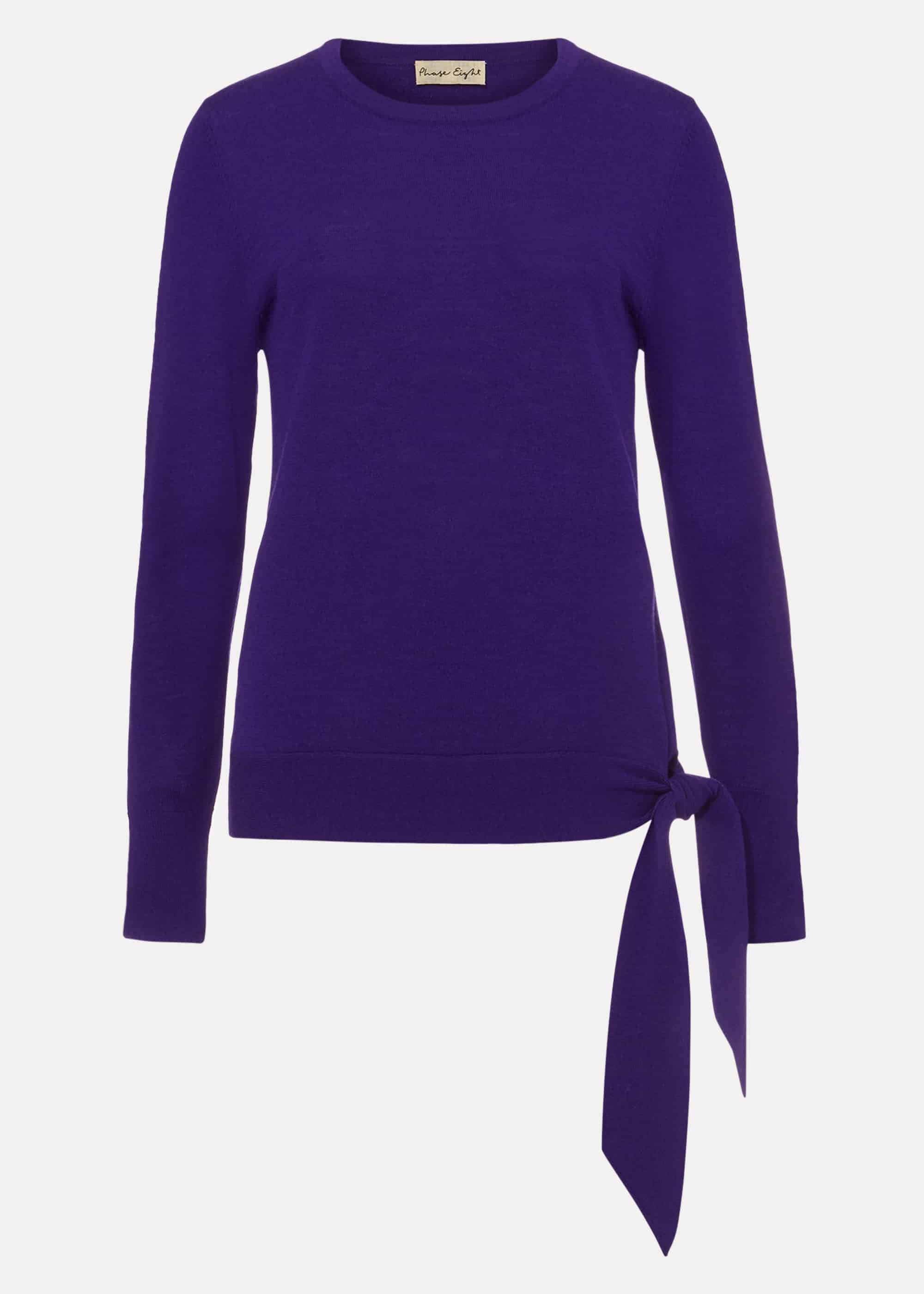 Tessa Tie Side Merino Jumper