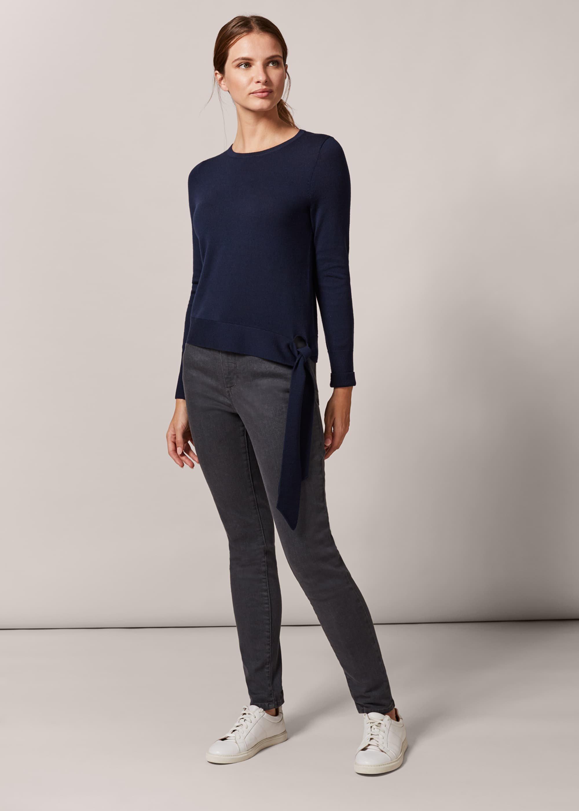 Tessa Tie Side Merino Jumper