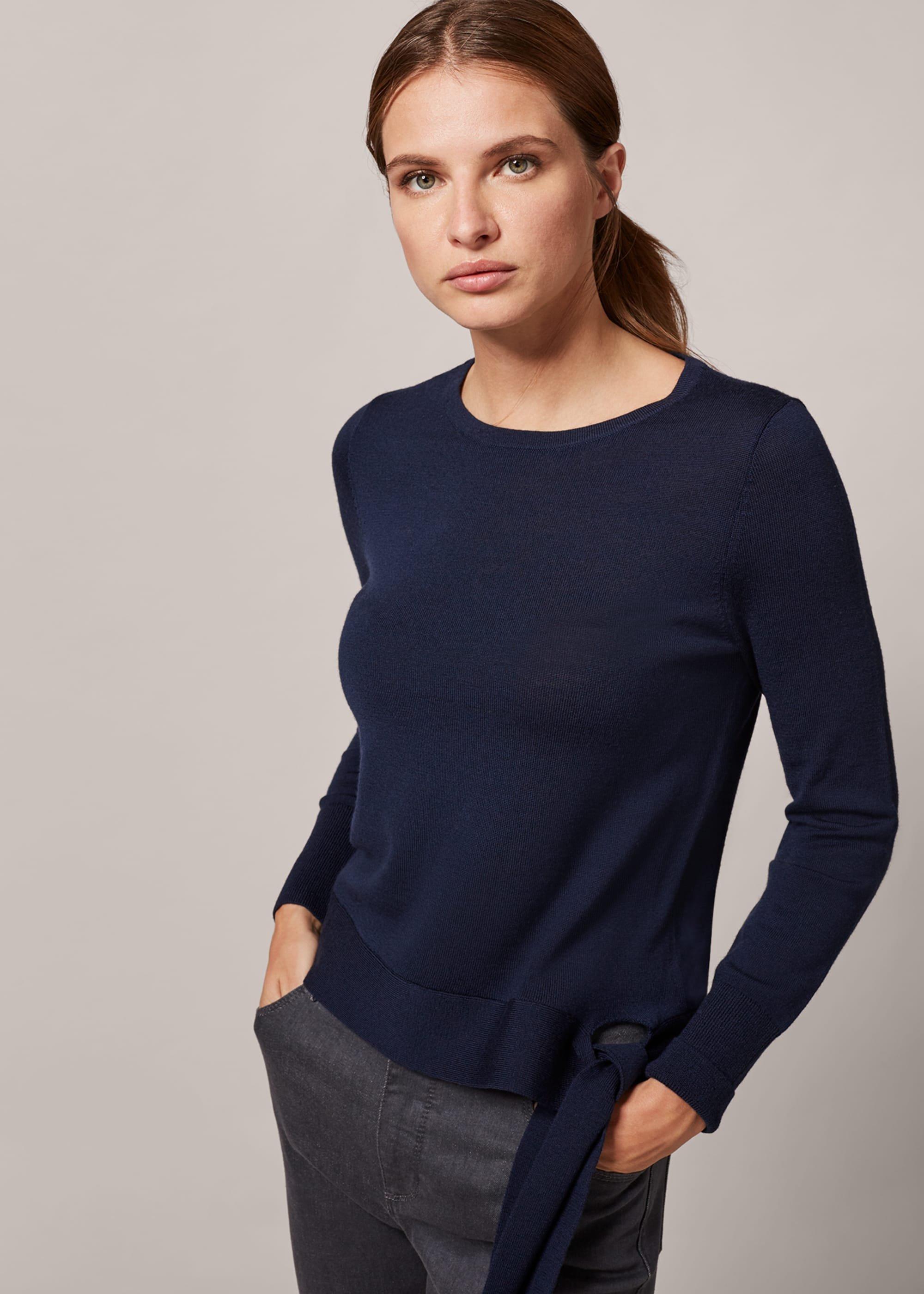 Tessa Tie Side Merino Jumper