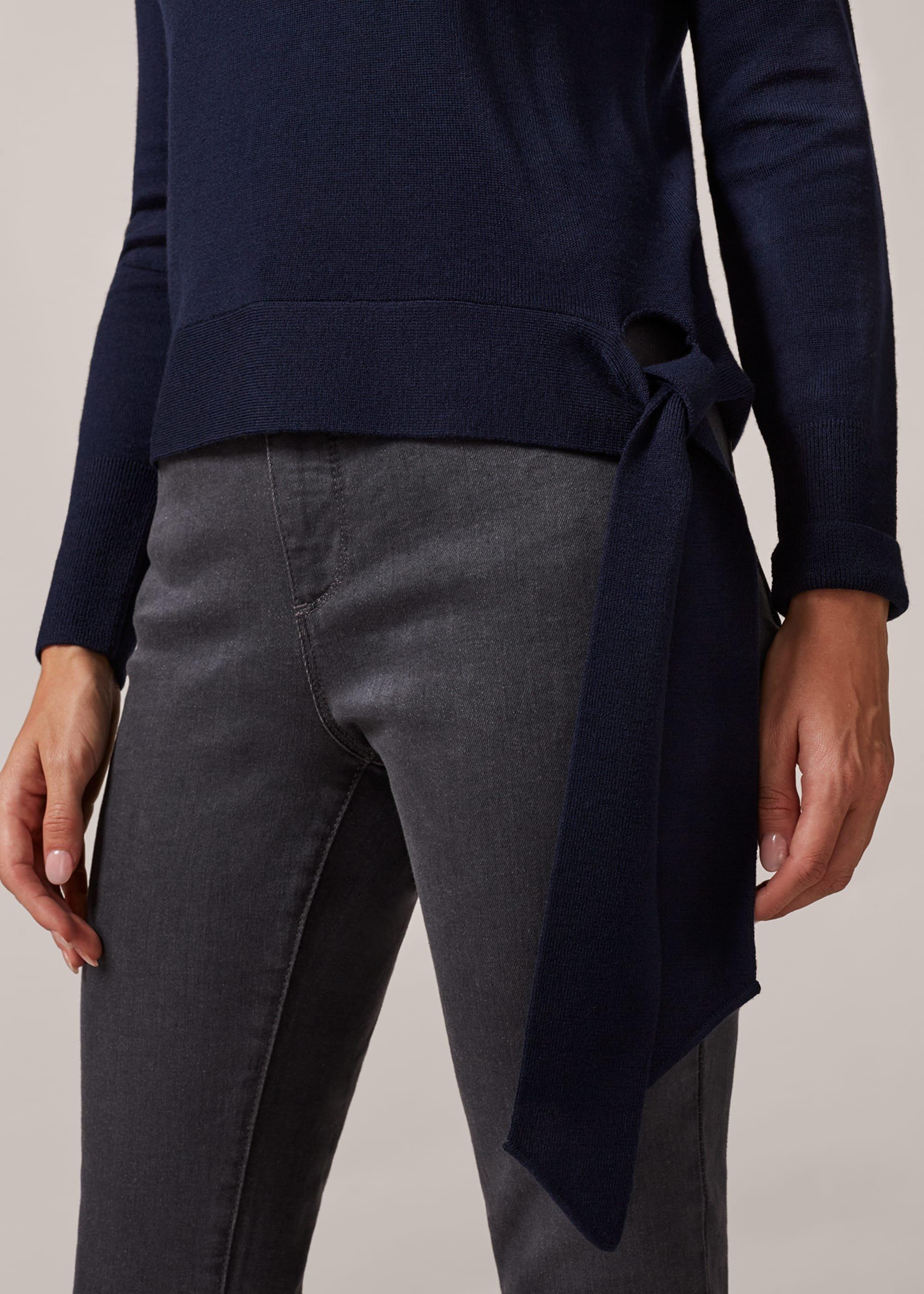 Tessa Tie Side Merino Jumper