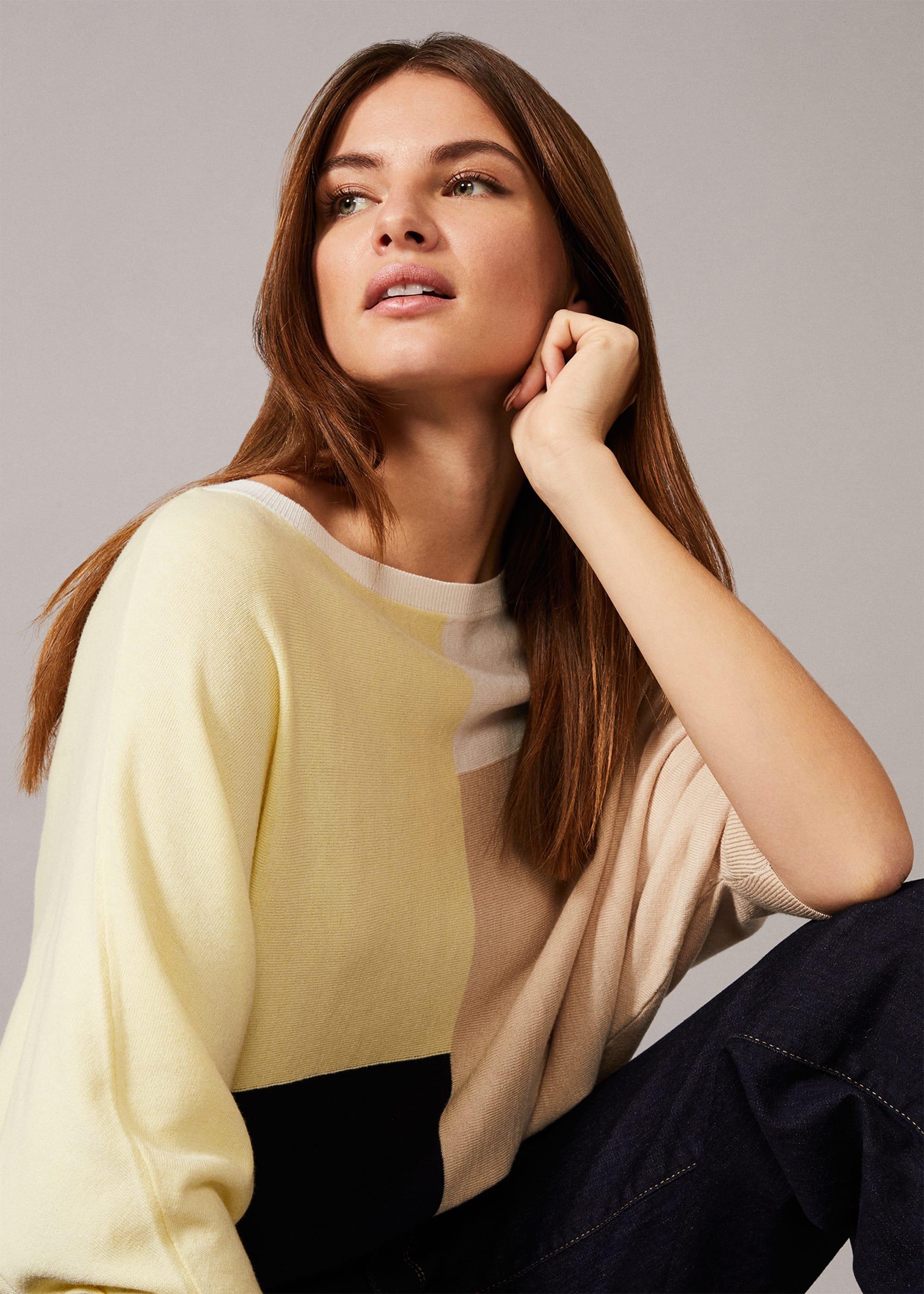 Regan Colourblock Knit Top