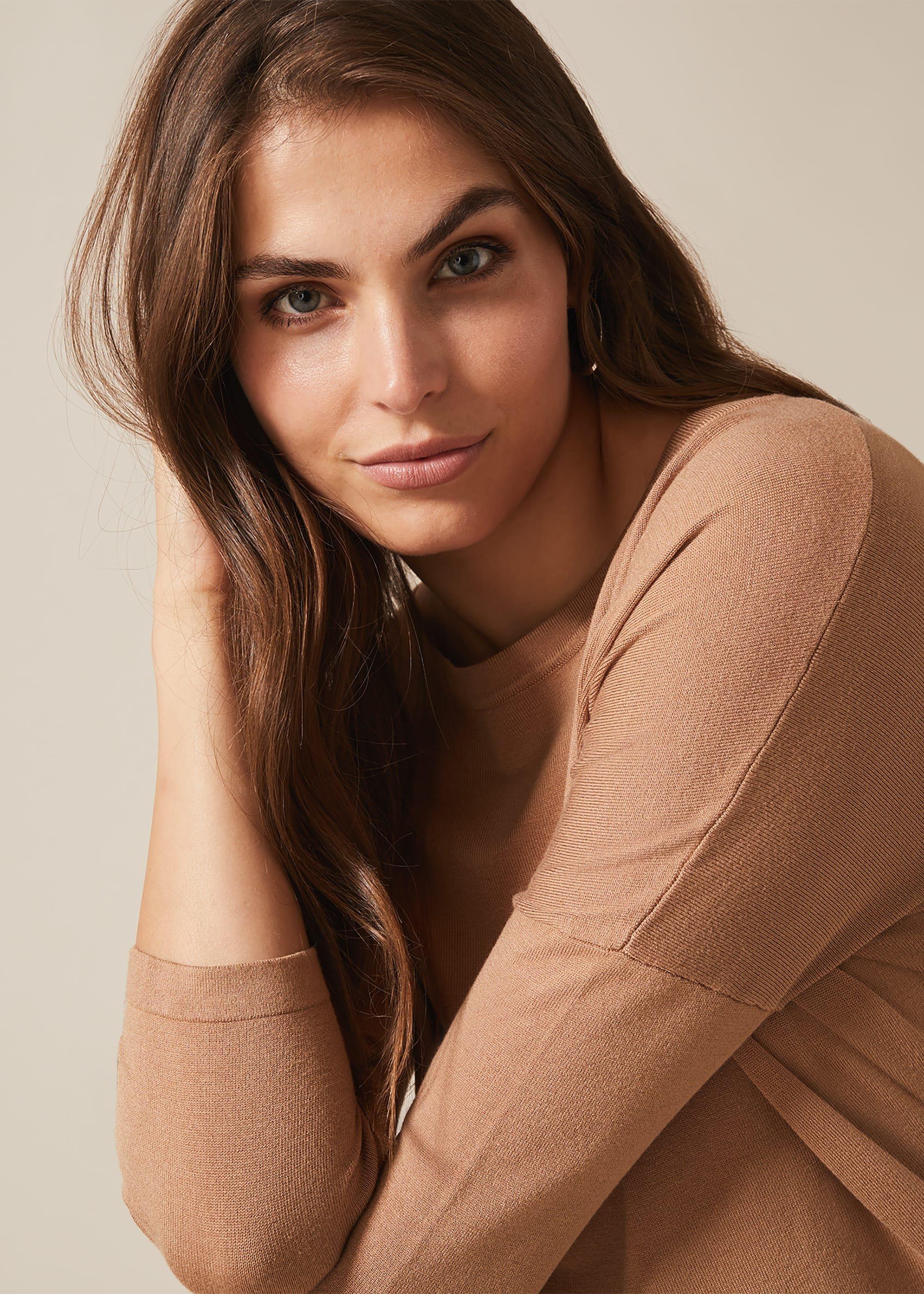 Agatha Asymmetric Knit Top