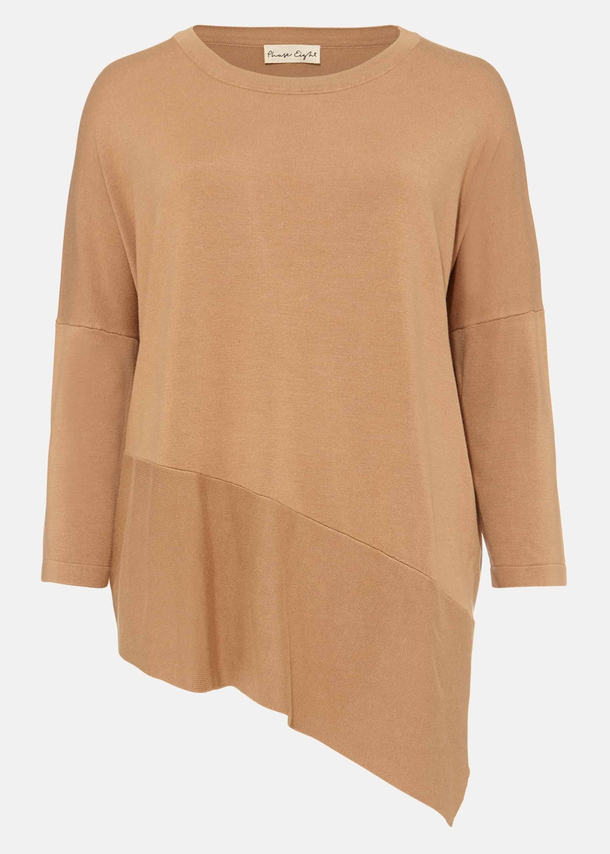 Agatha Asymmetric Knit Top