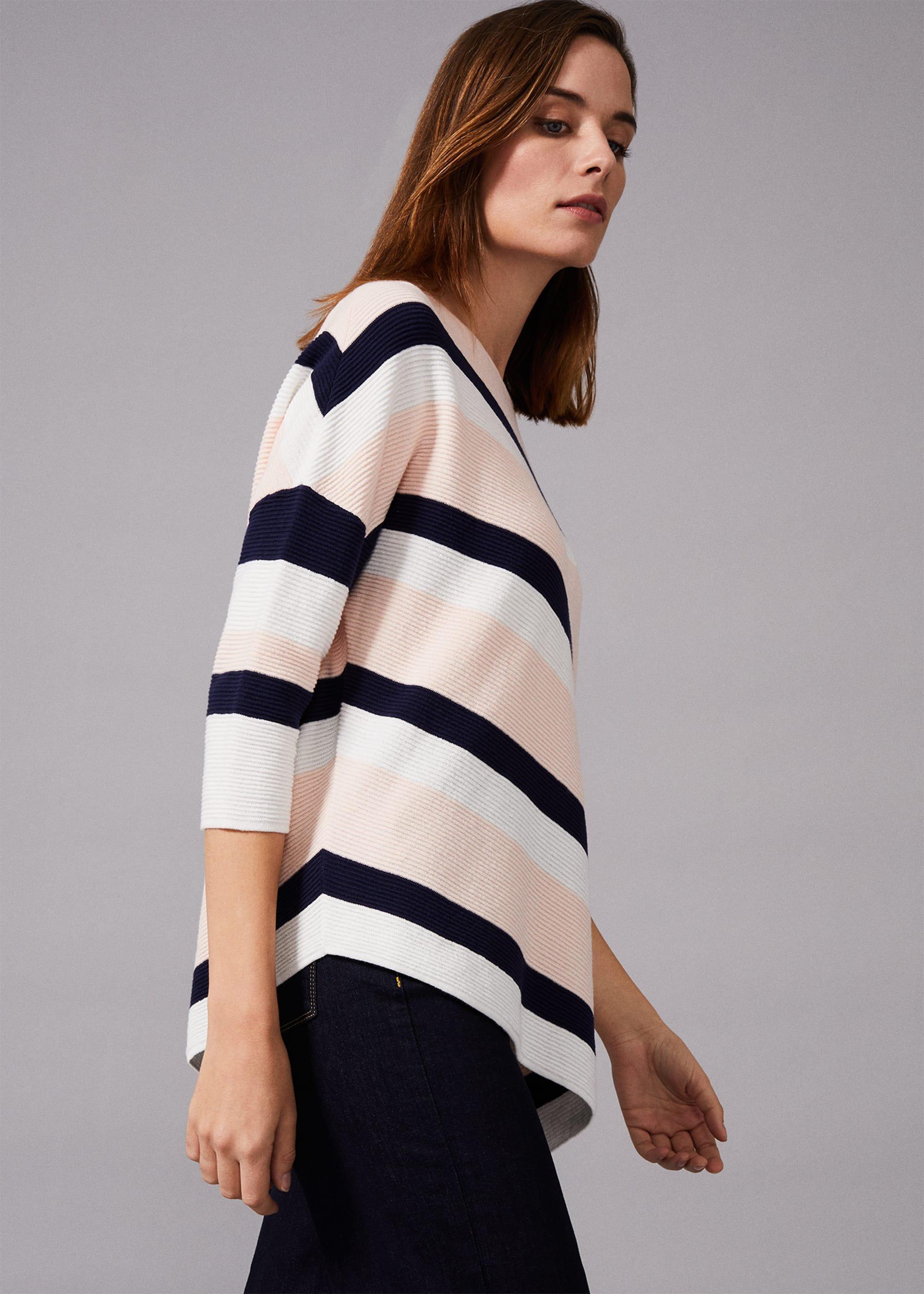 Jodie Ripple Stitch Stripe Jumper