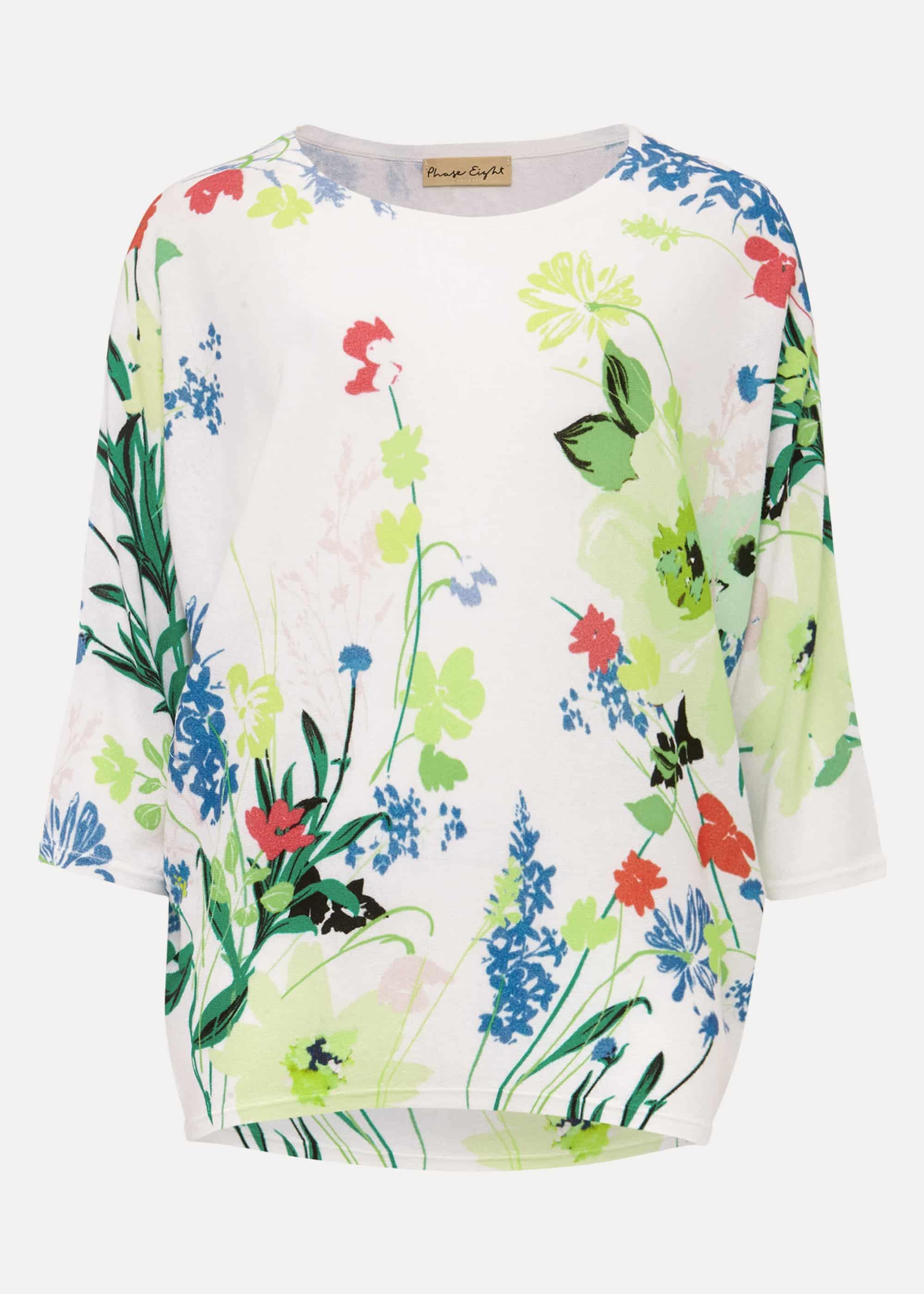 Madelena Meadow Print Knit Top