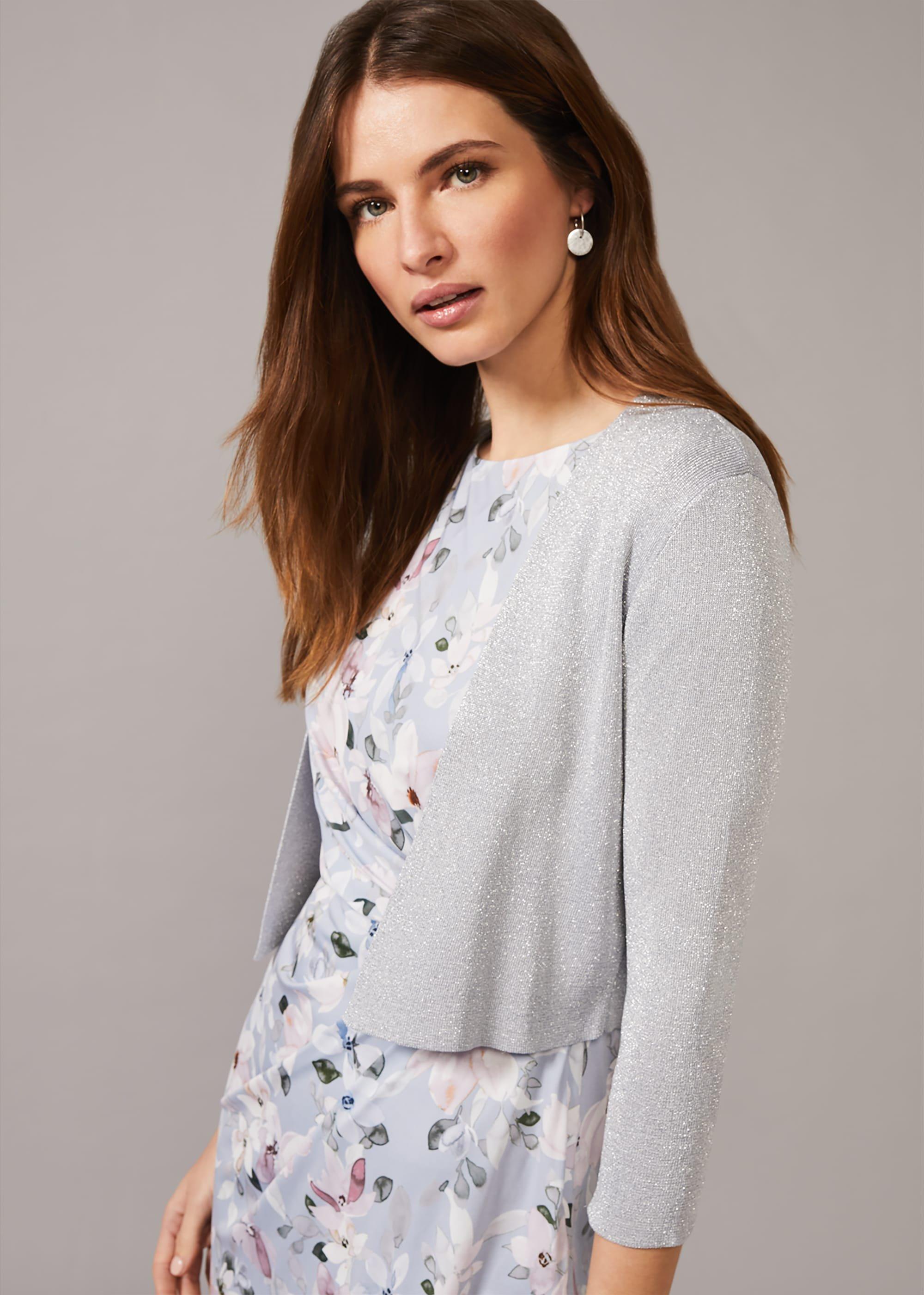 Salma Shimmer Knitted Jacket
