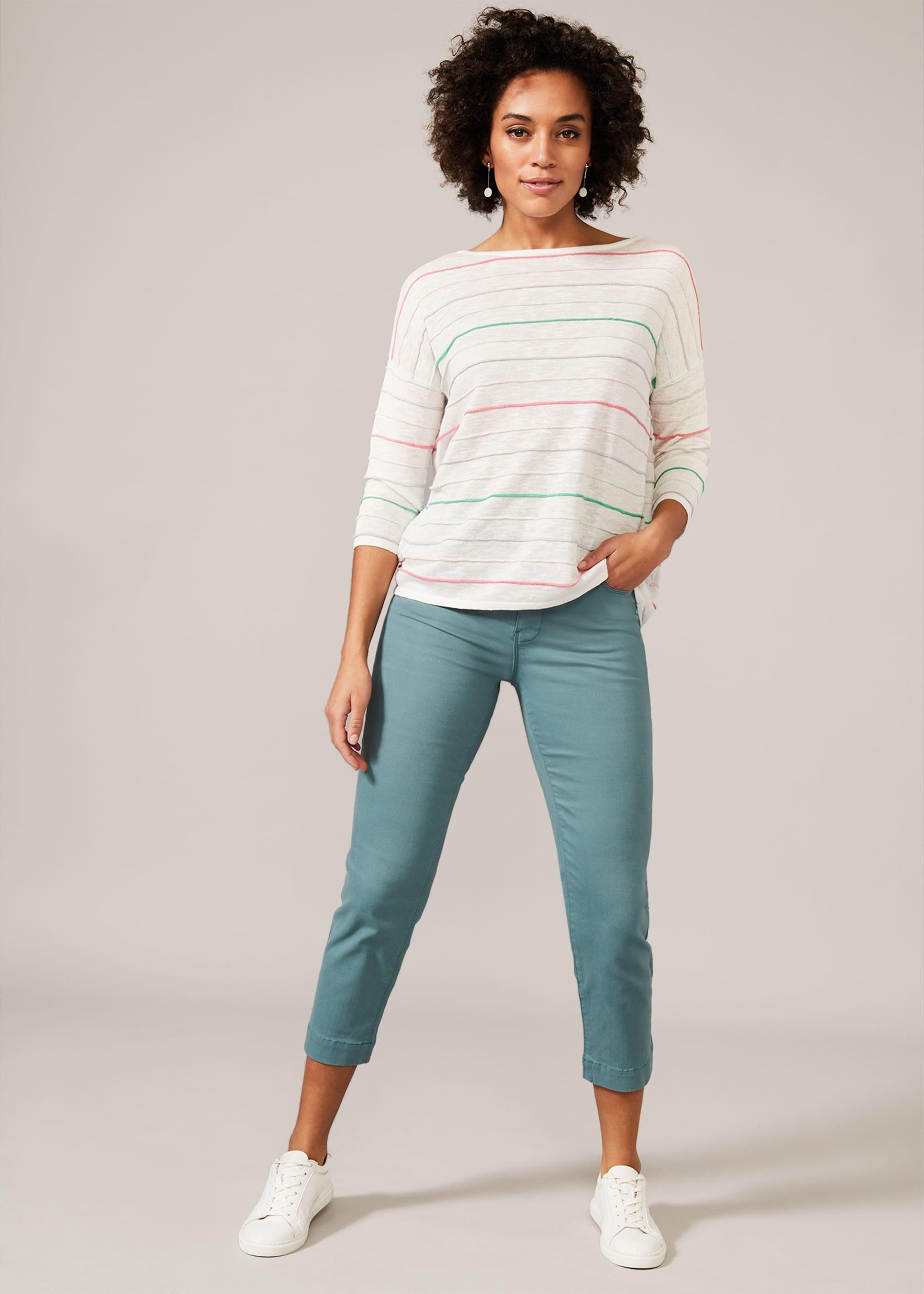Miley Linen Ripple Knit Top