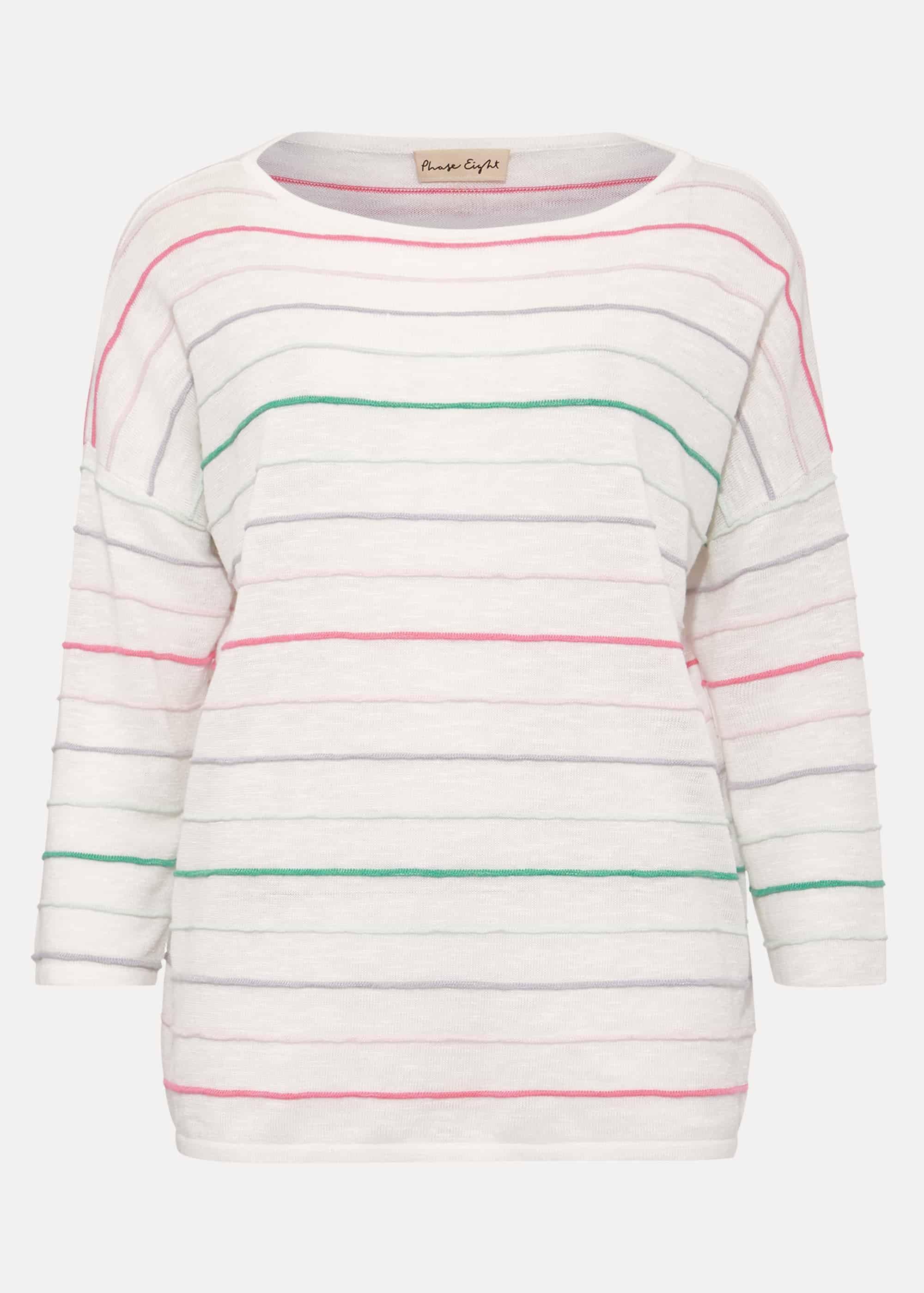 Miley Linen Ripple Knit Top