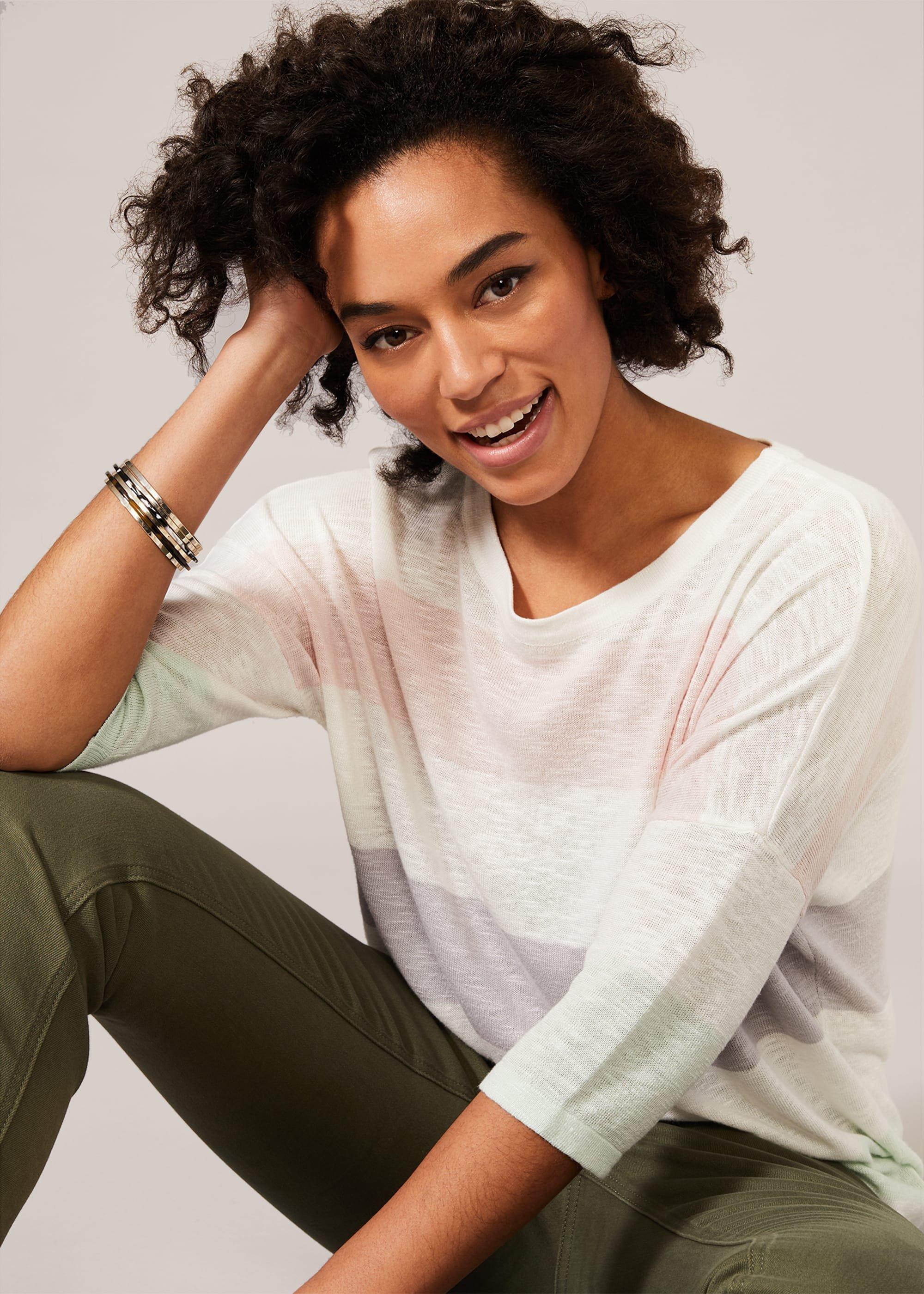 Raine Linen Stripe Jumper