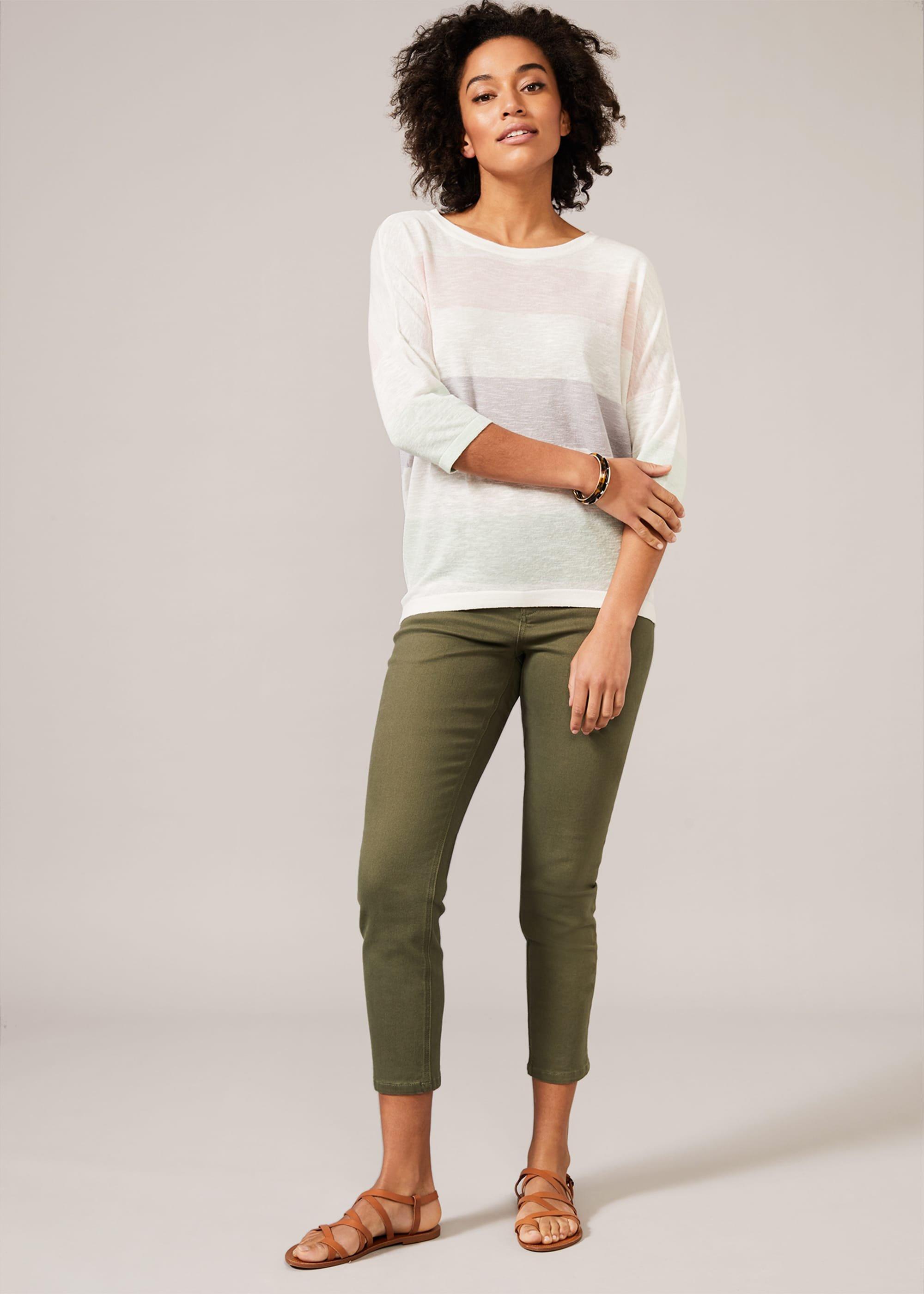 Raine Linen Stripe Jumper