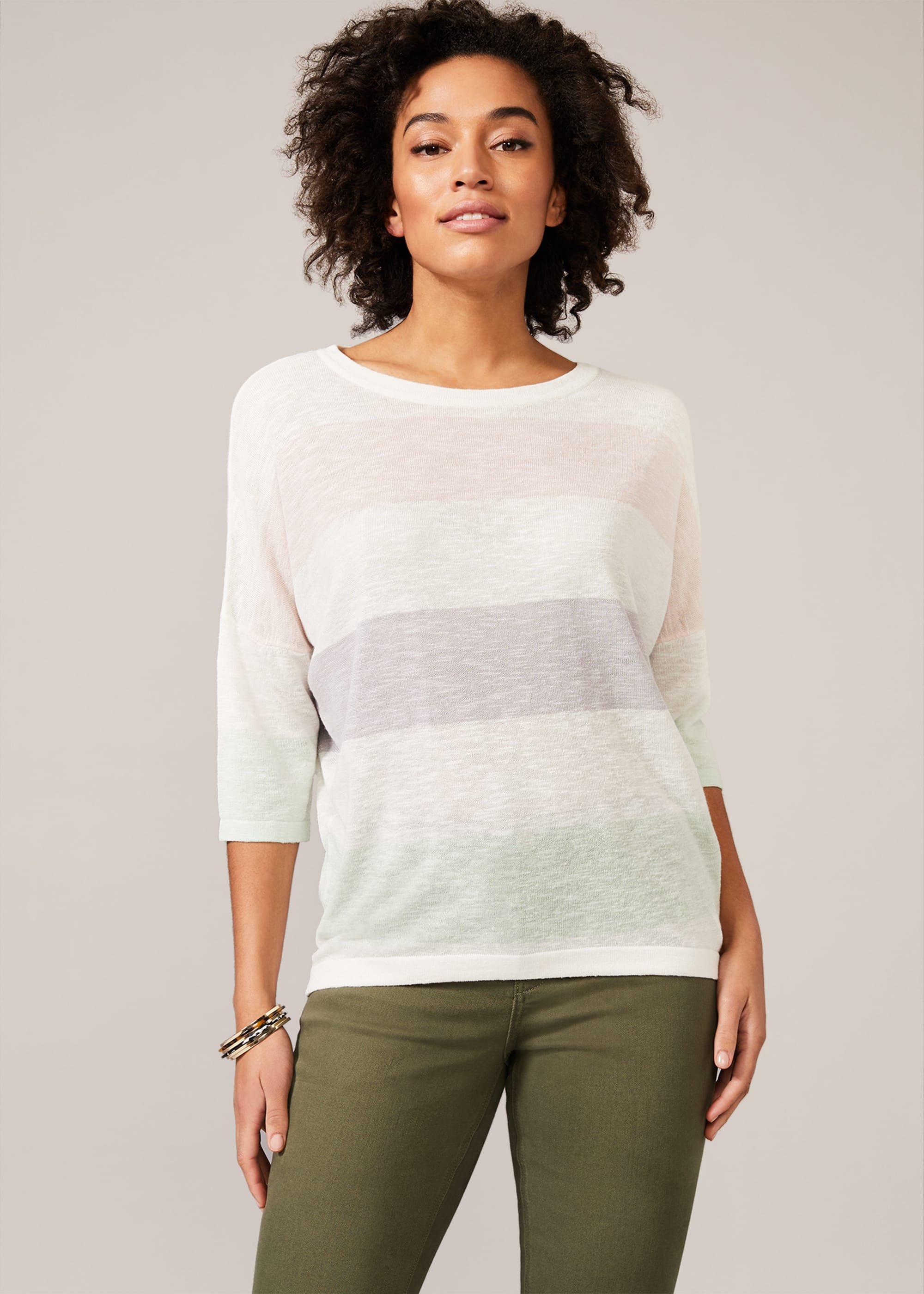 Raine Linen Stripe Jumper