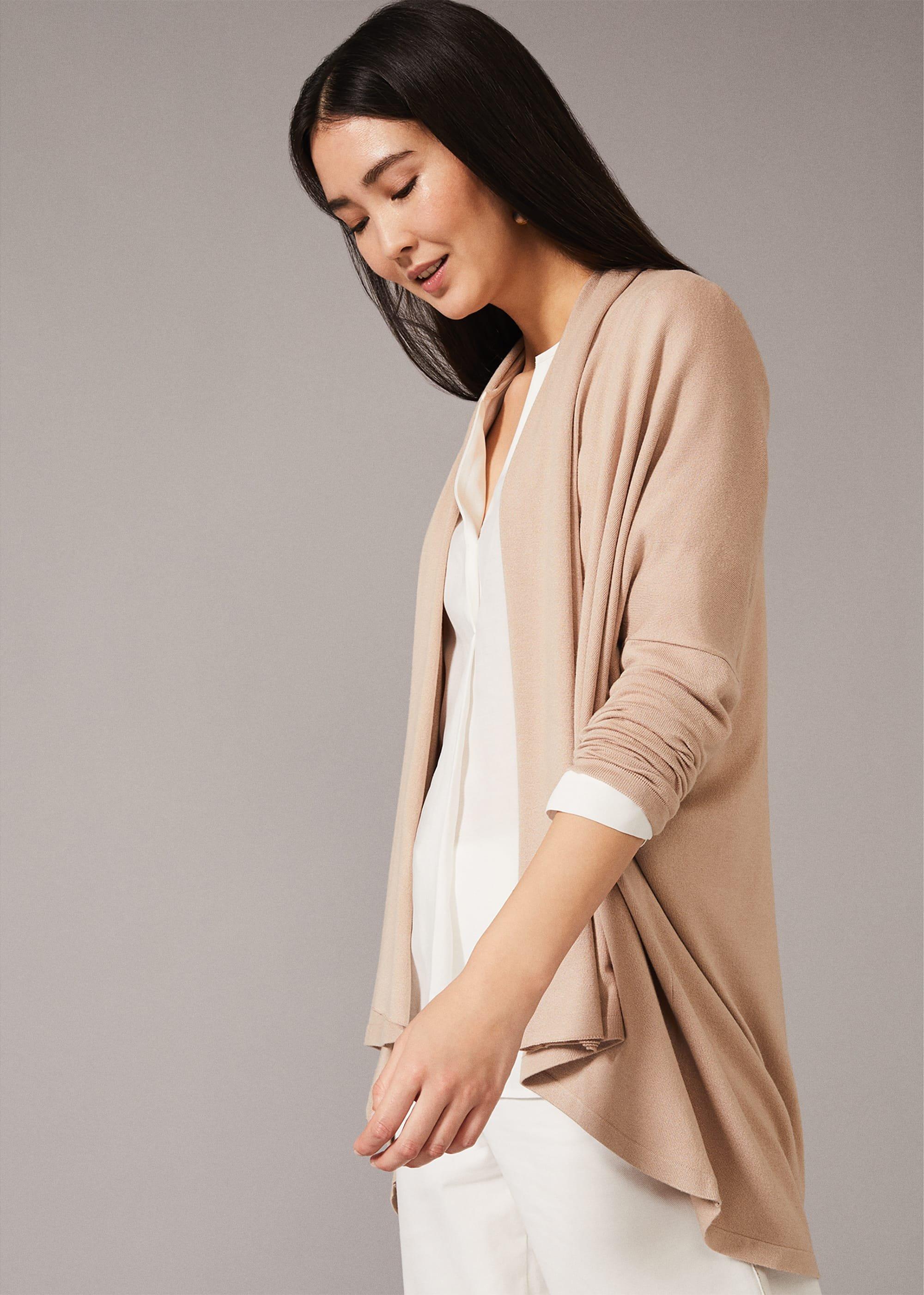 Dawn Drape Front Cardigan