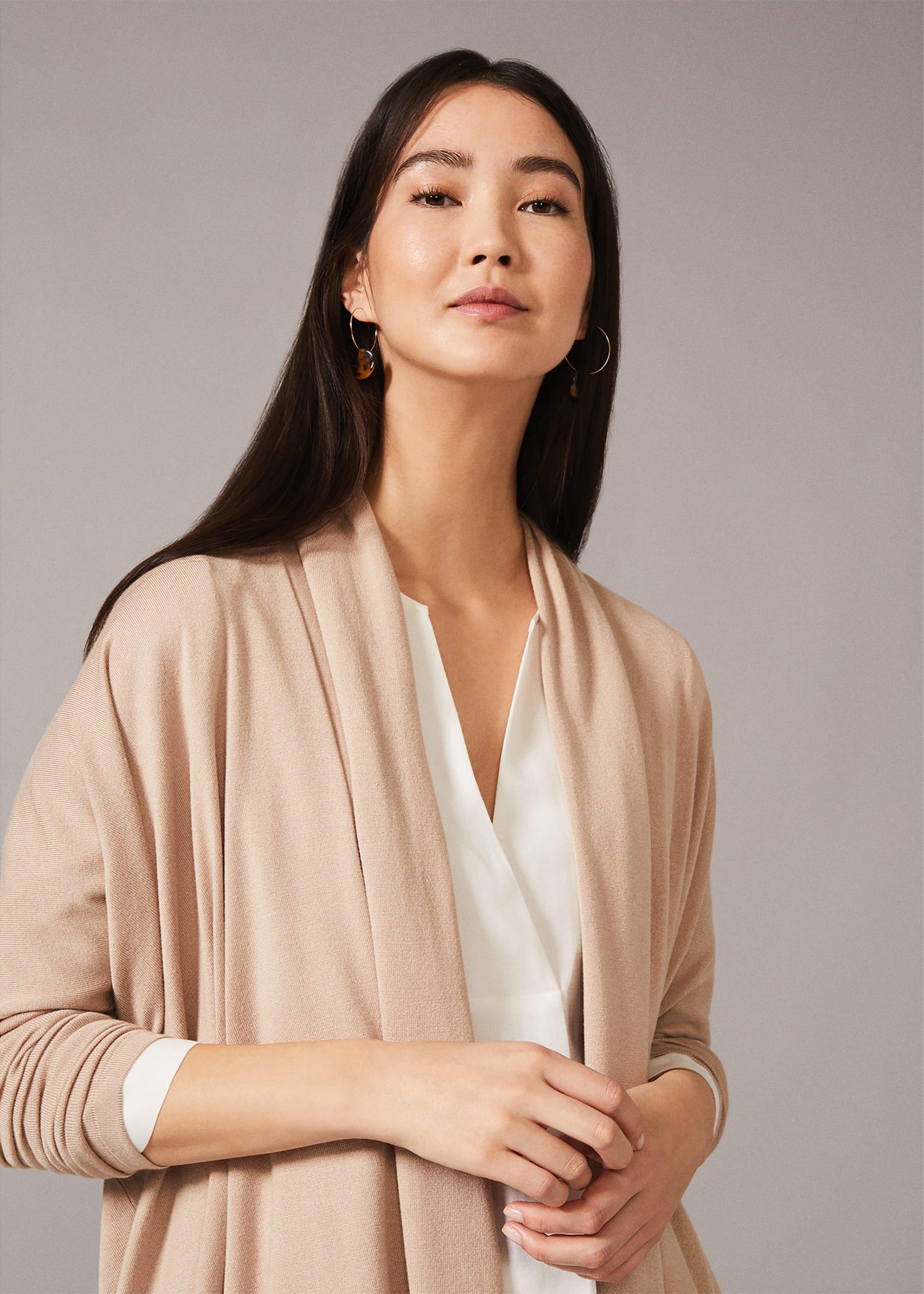 Dawn Drape Front Cardigan