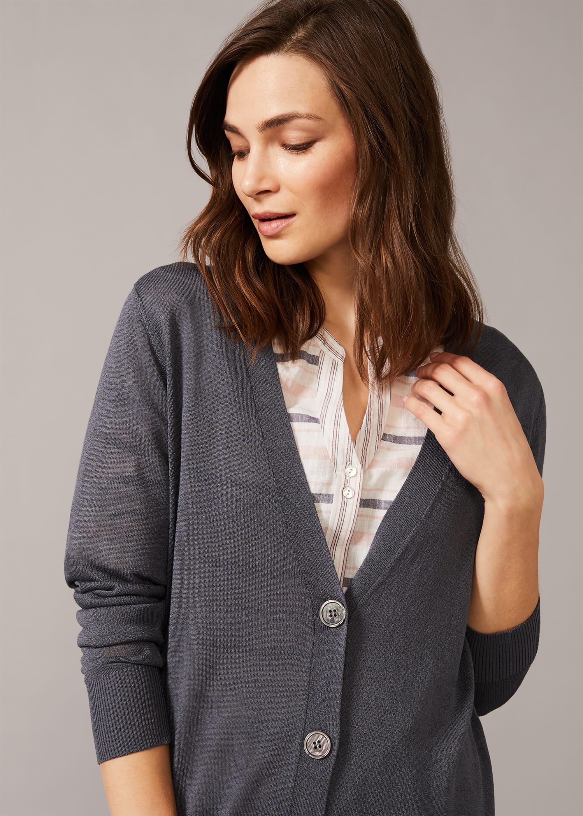Lalou Longline Button Knit Cardigan
