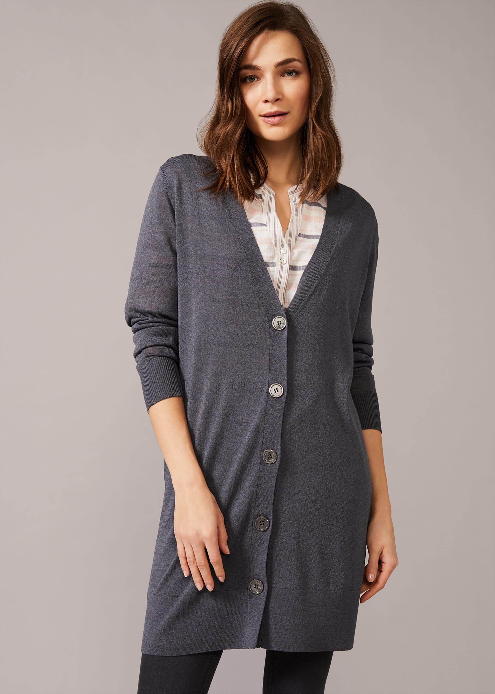 Lalou Longline Button Knit Cardigan