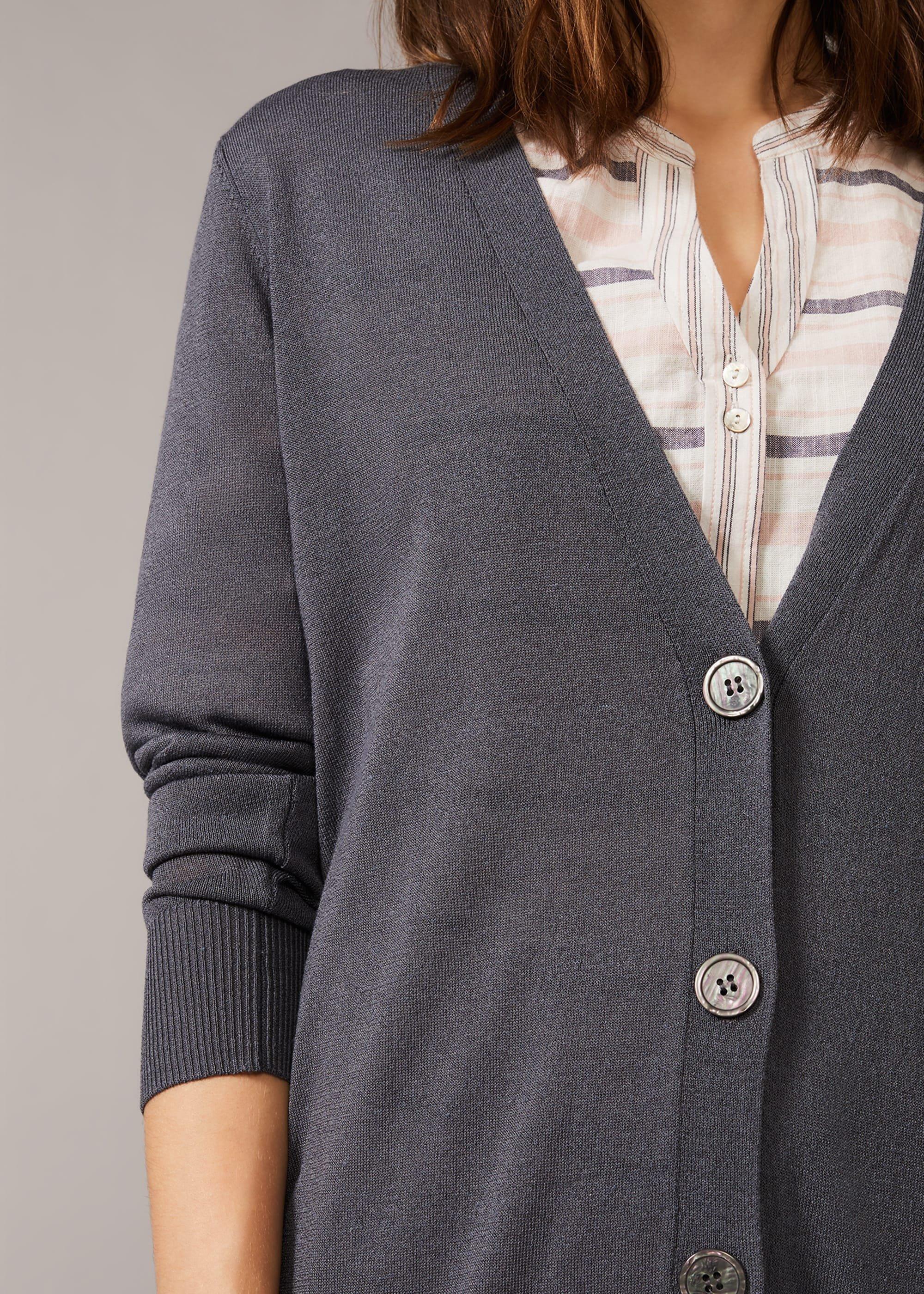 Lalou Longline Button Knit Cardigan