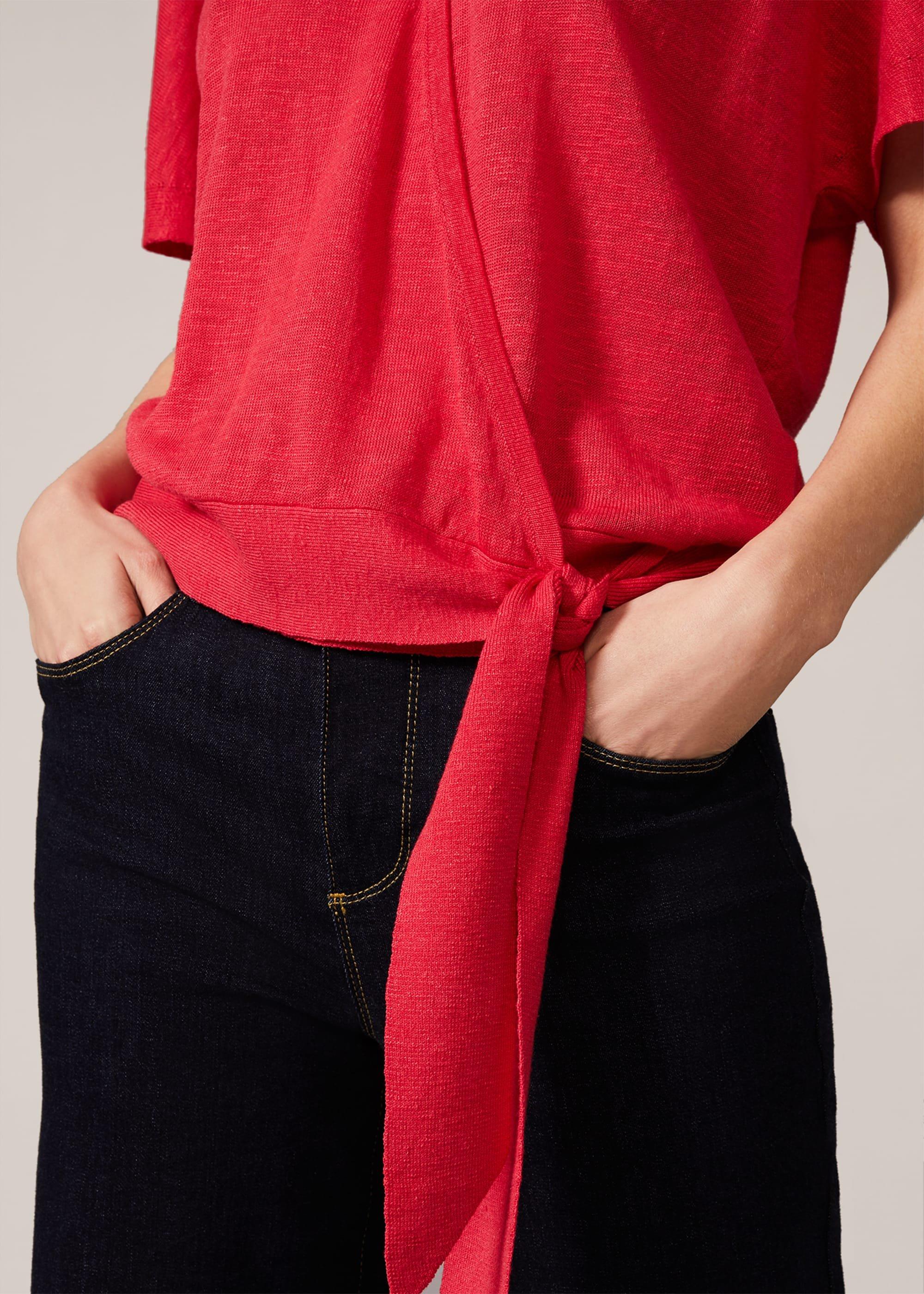 Aria Tie Side Knit Top