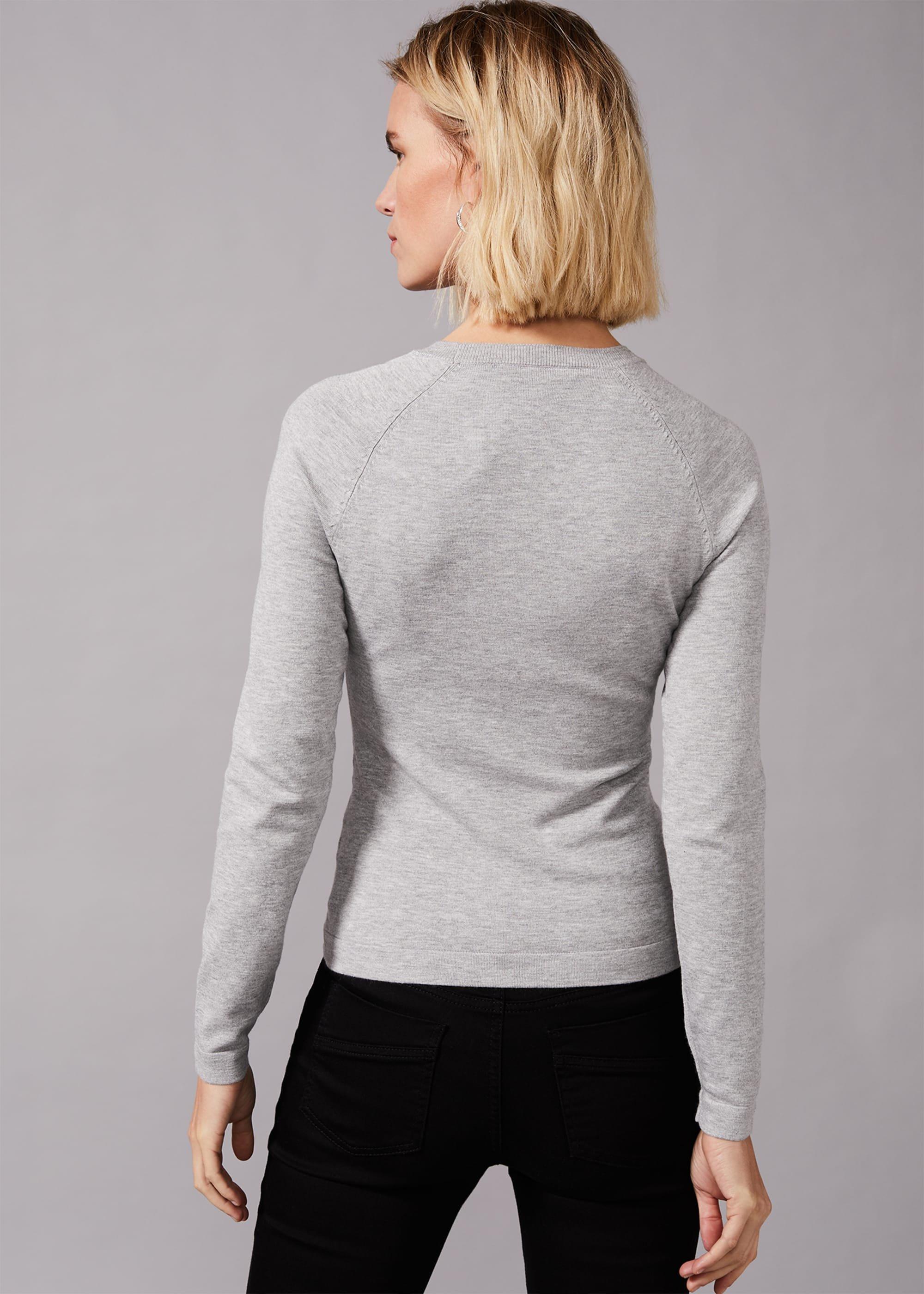 Eva Eyelet Embellished Knit Jumper