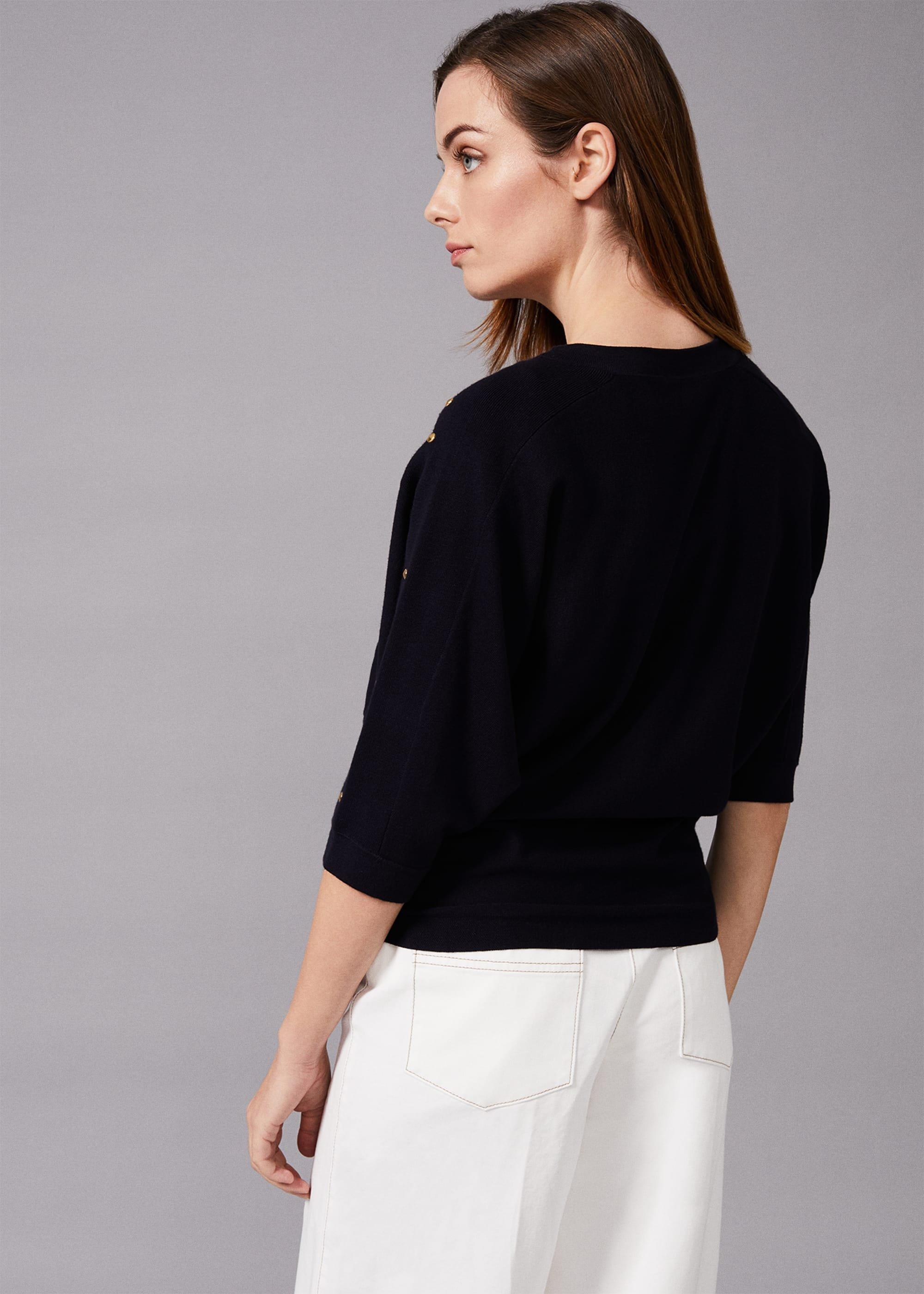 Sylvia Cutwork Sleeve Jumper