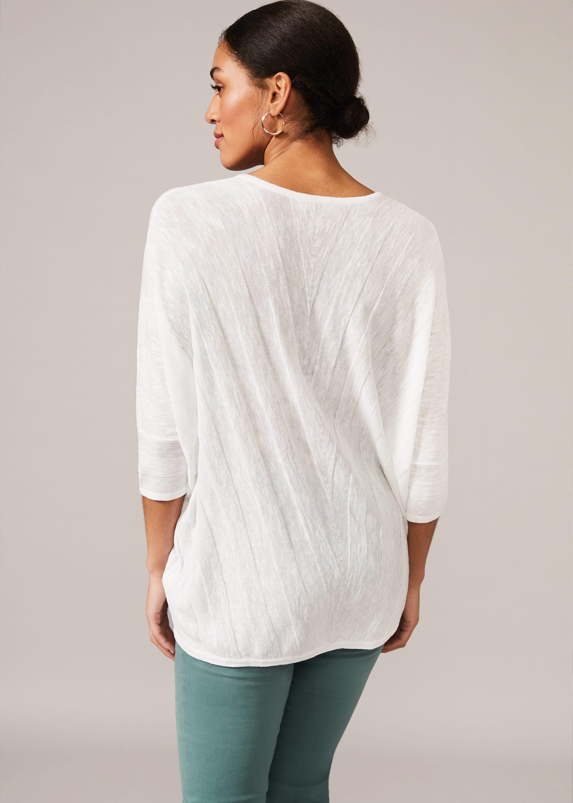 Kaylee Linen Blend Knit Top