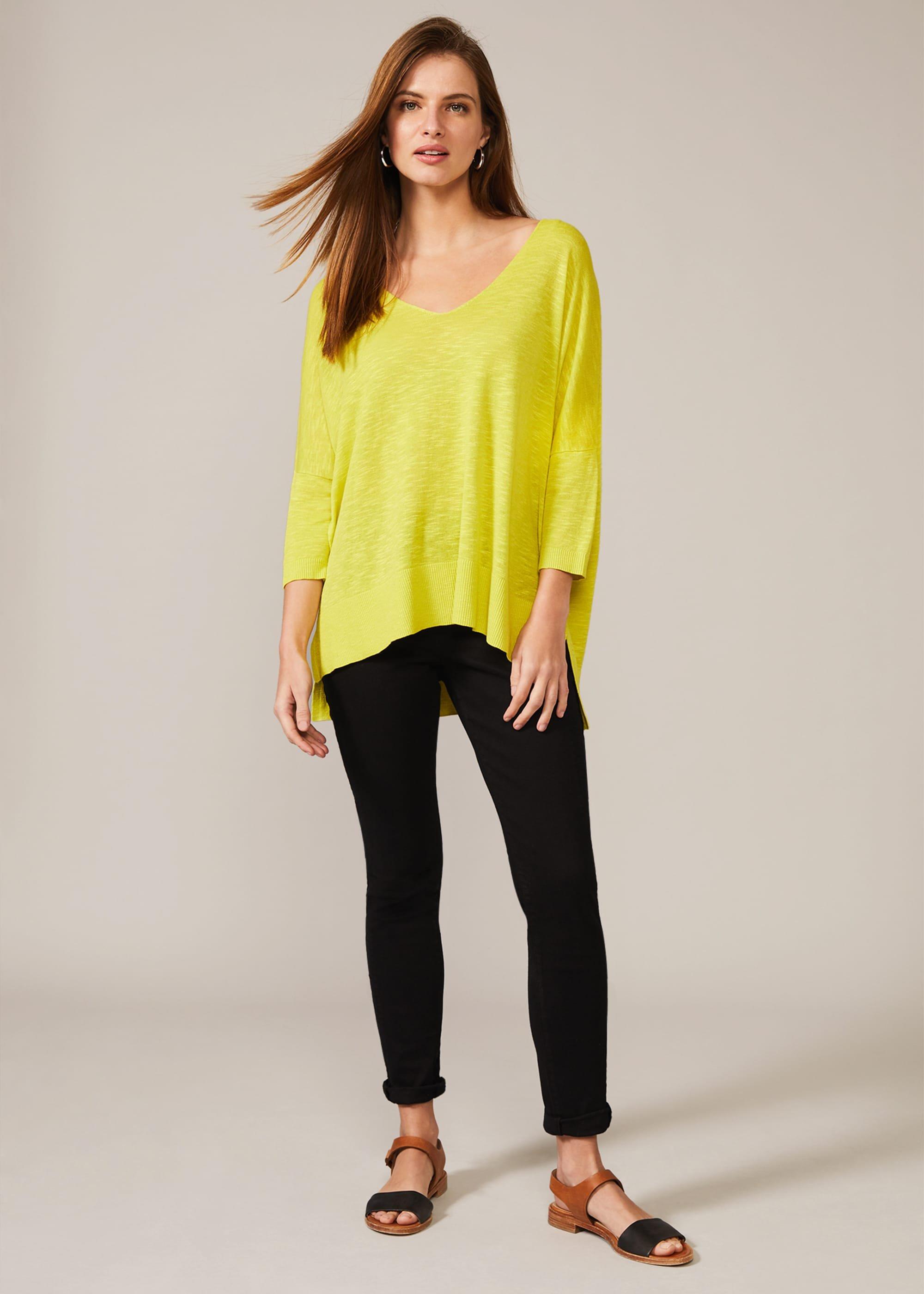 Larna Step Hem Knit Top