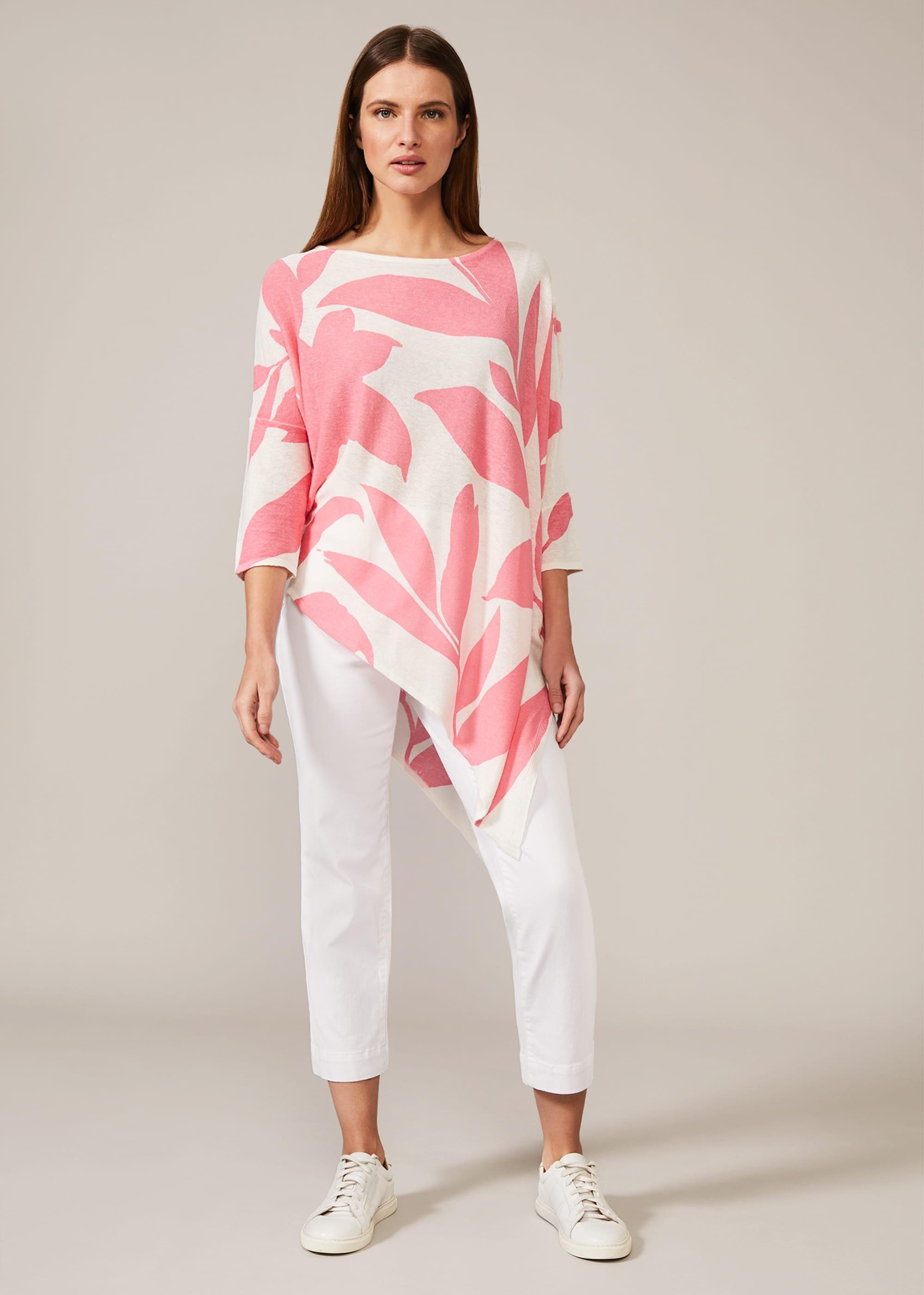 Larissa Leaf Print Knit