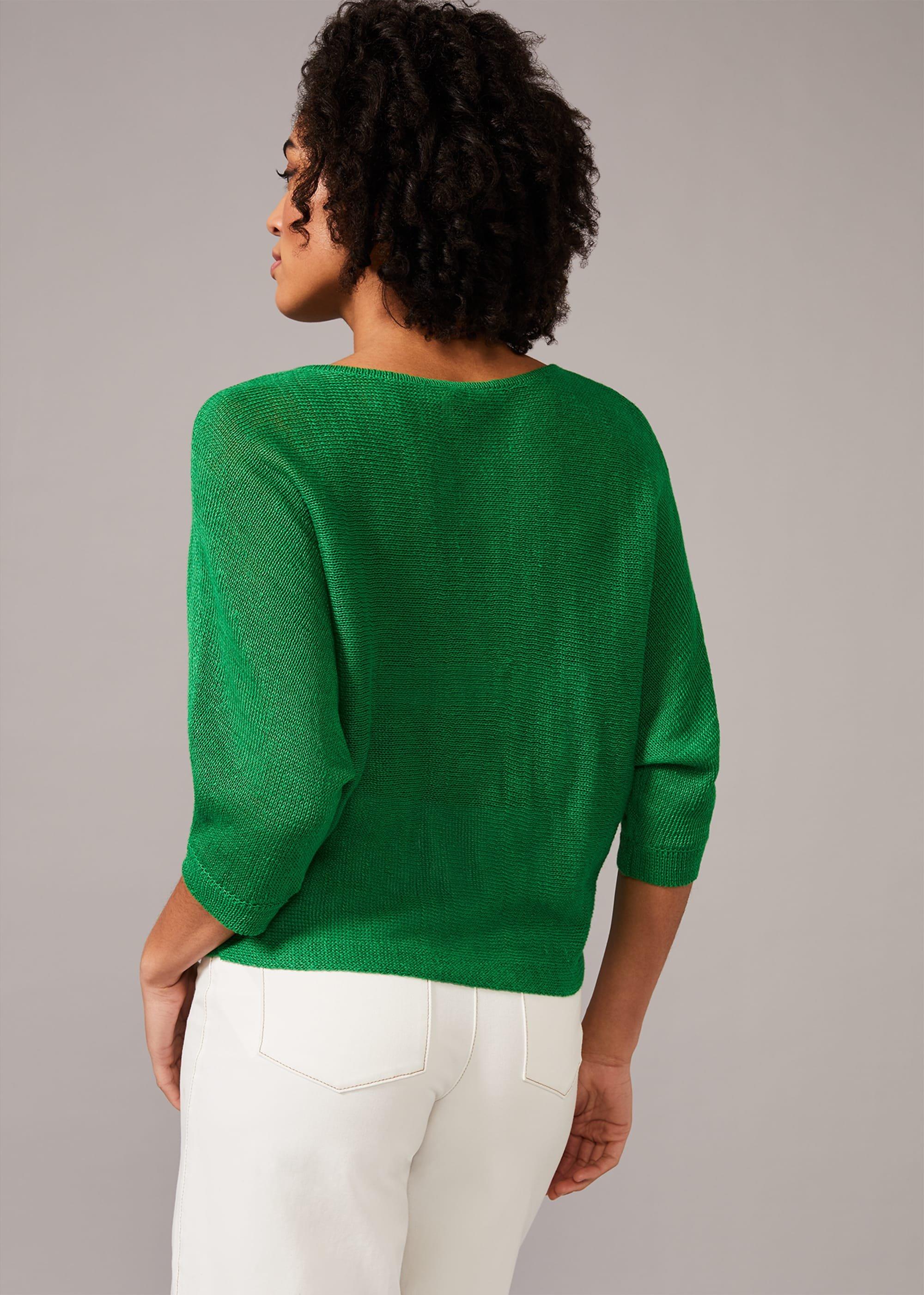 Delmi Linen Knit Top