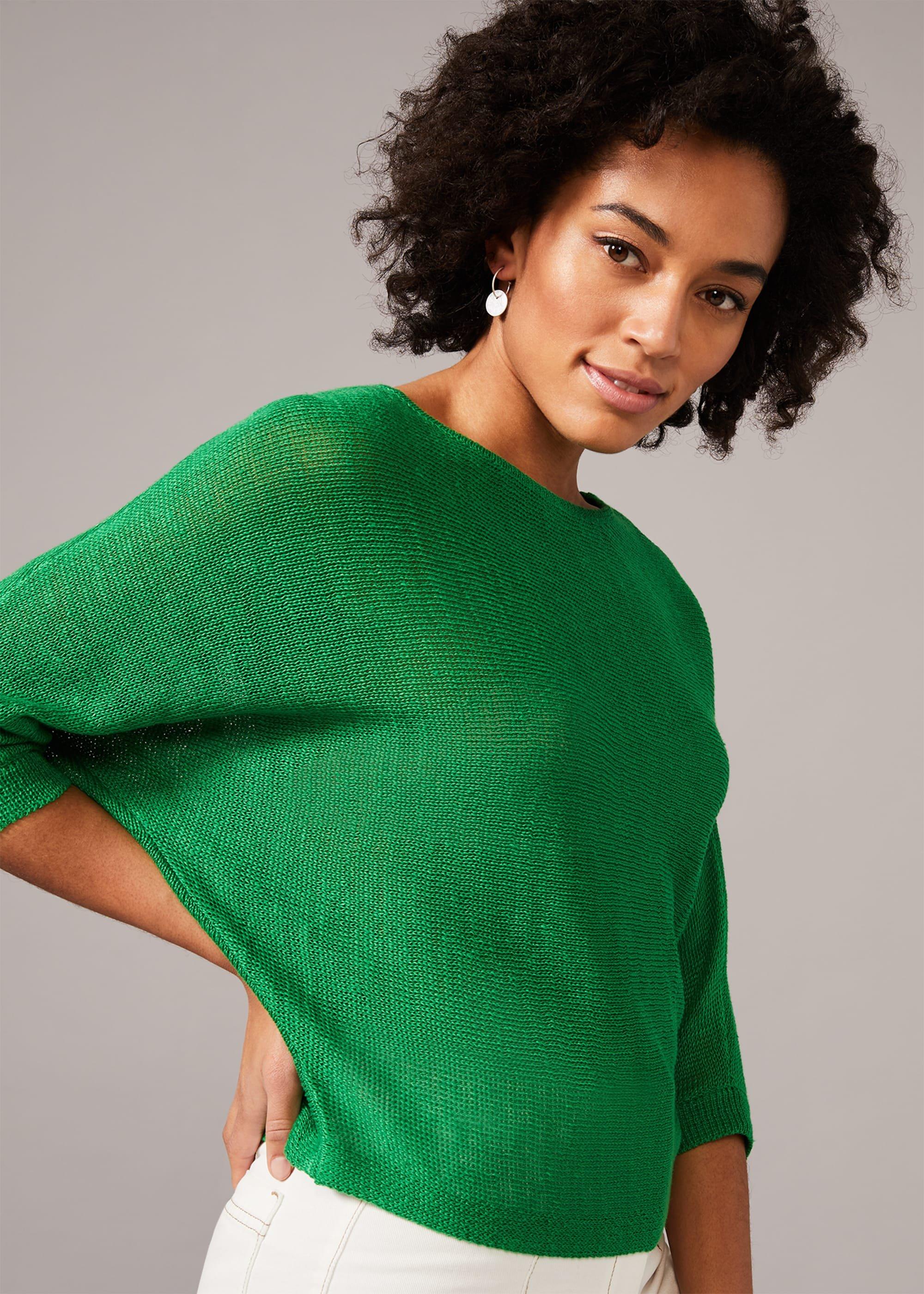 Delmi Linen Knit Top