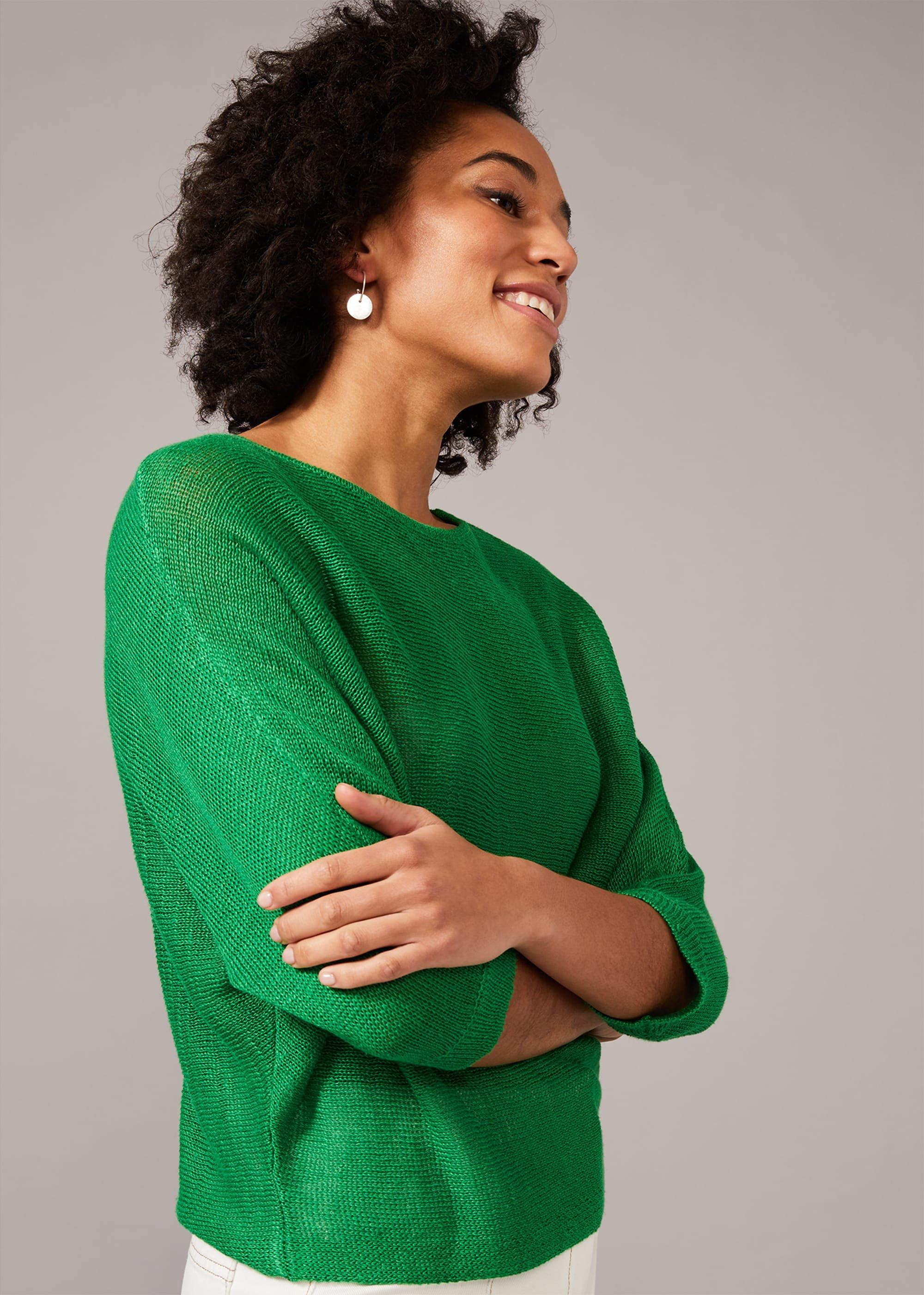 Delmi Linen Knit Top