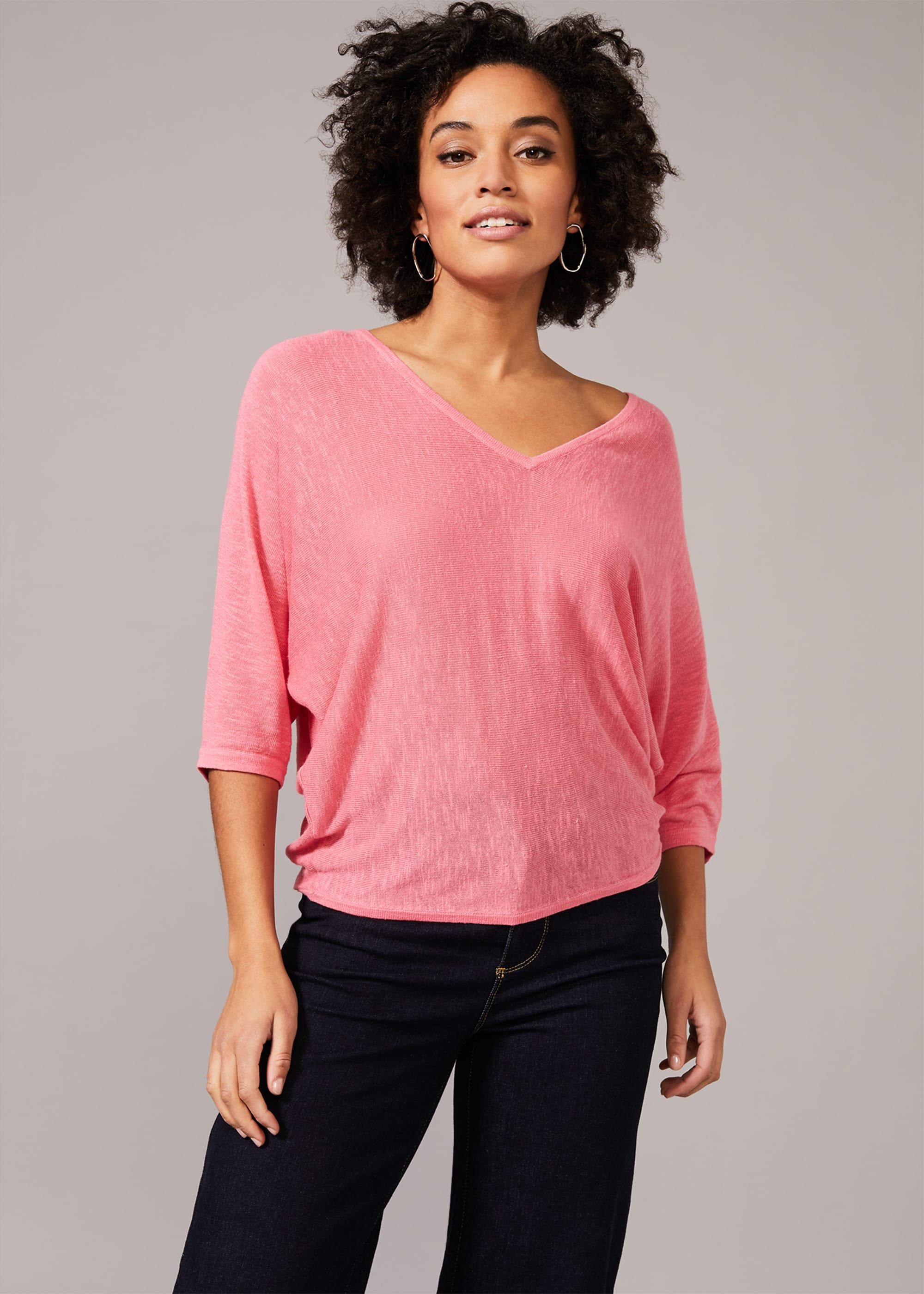 Cristine V Neck Knit Top