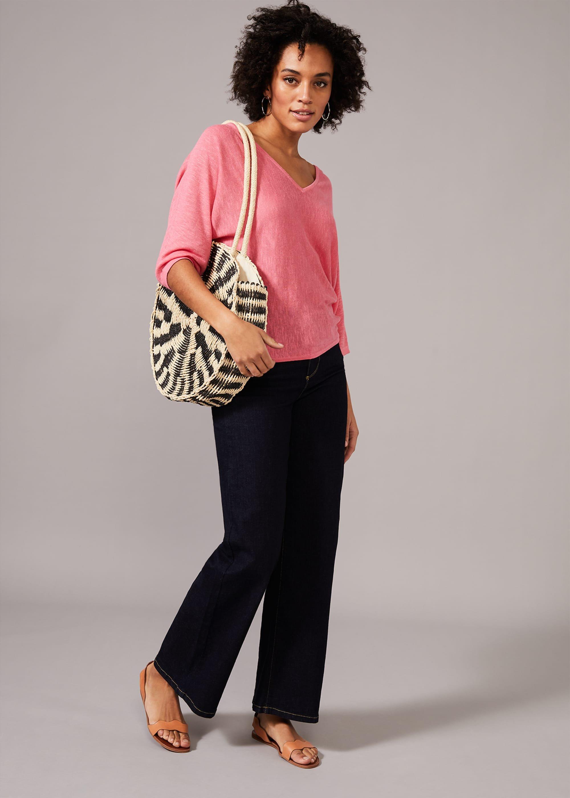 Cristine V Neck Knit Top