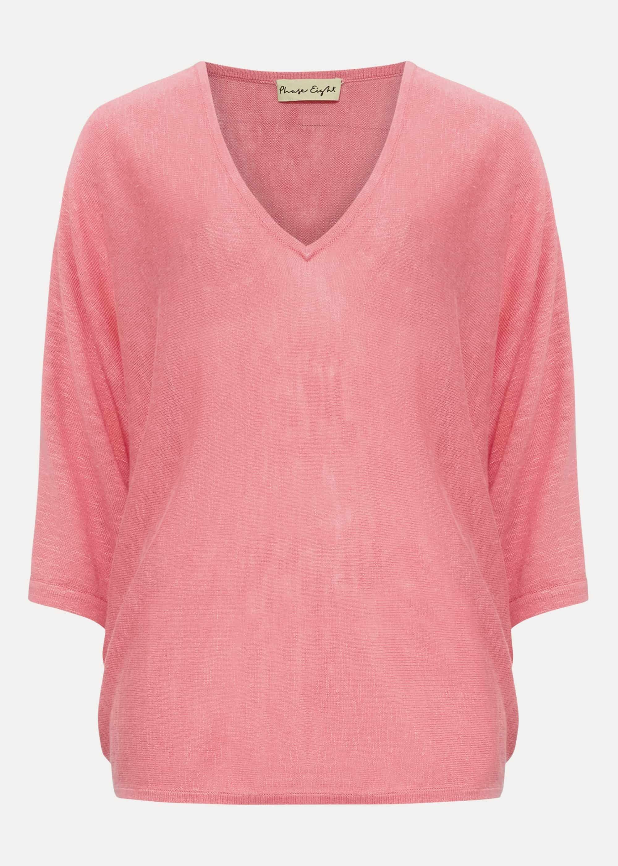 Cristine V Neck Knit Top