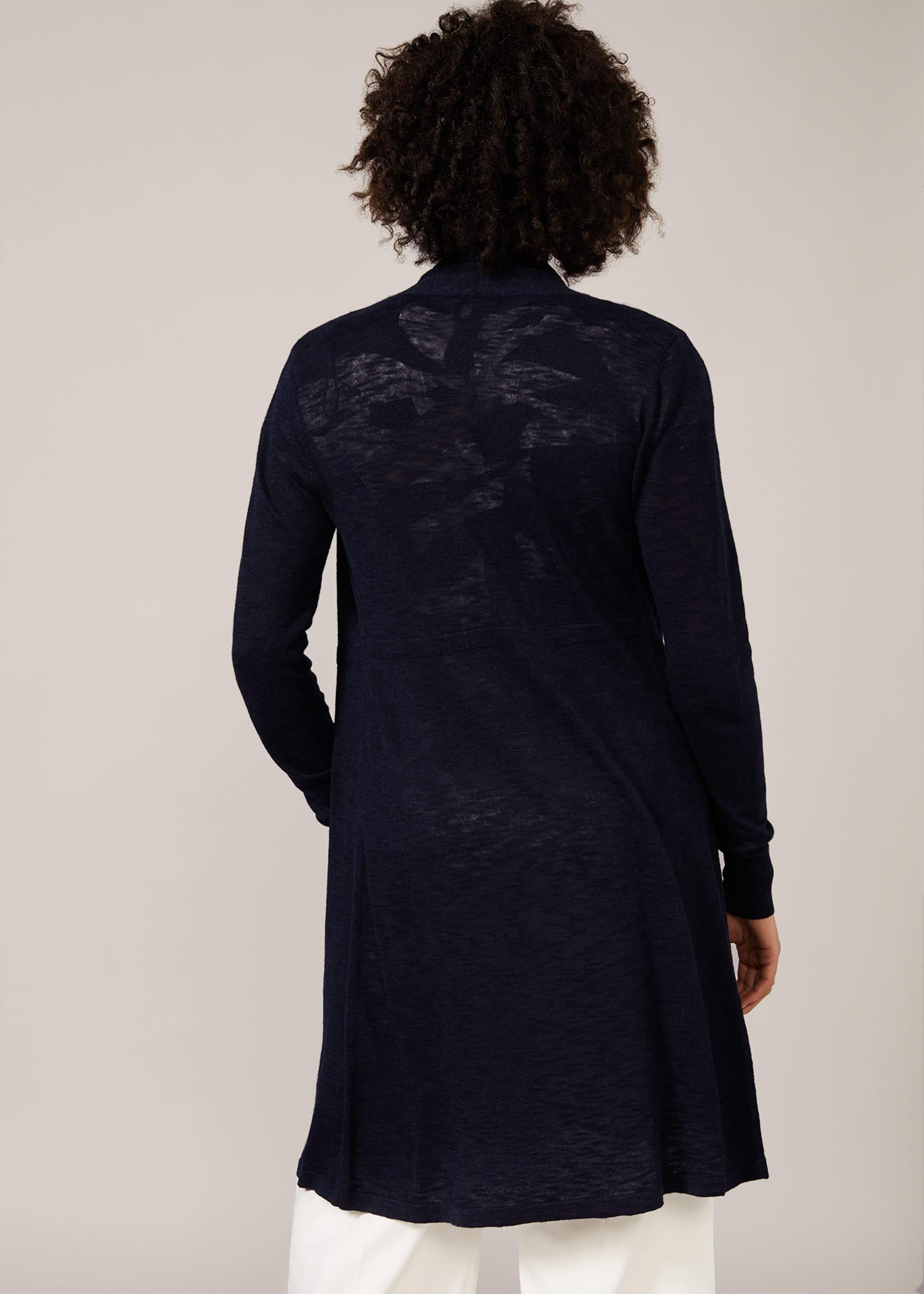 Lili Longline Linen Cardigan