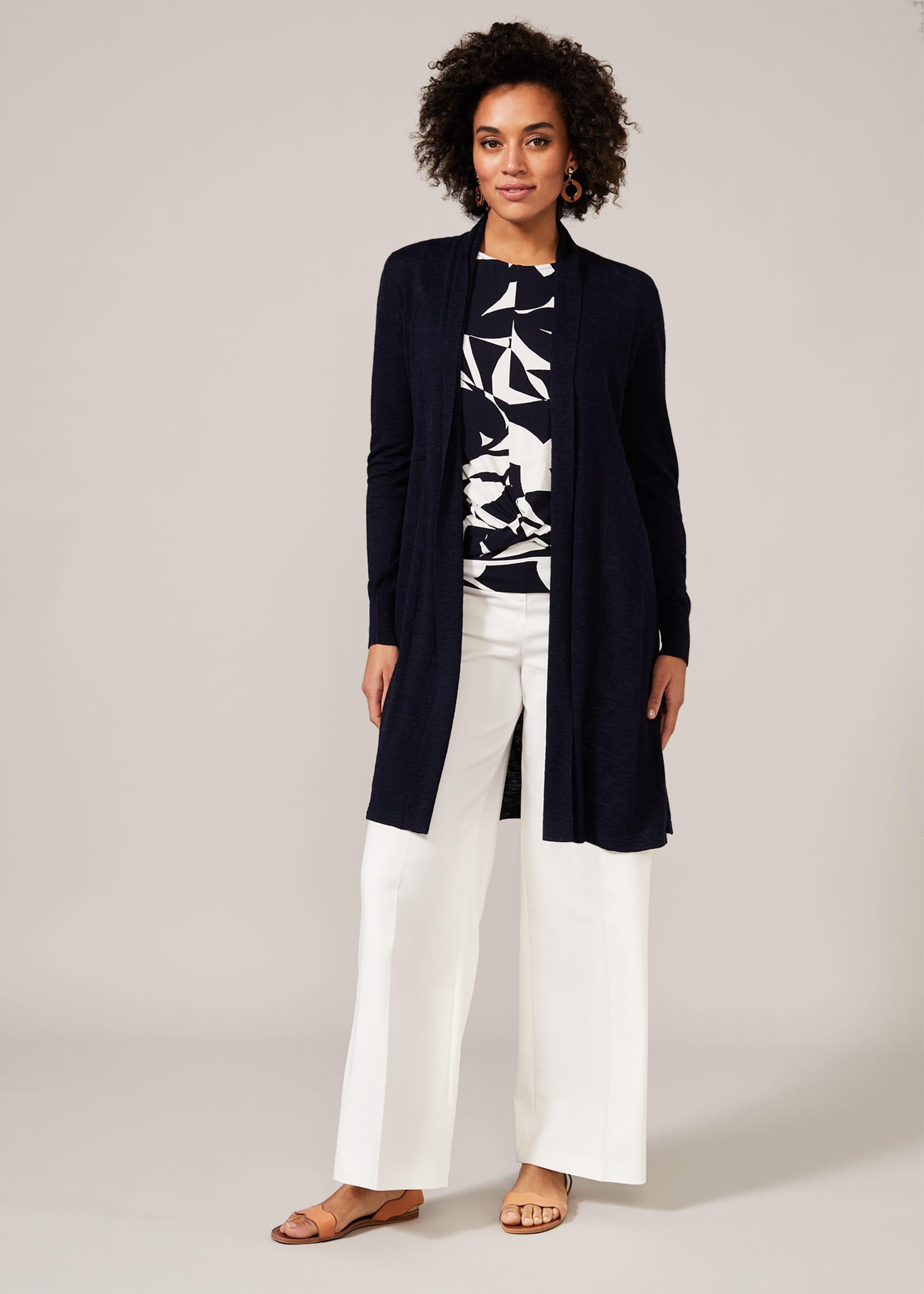 Lili Longline Linen Cardigan
