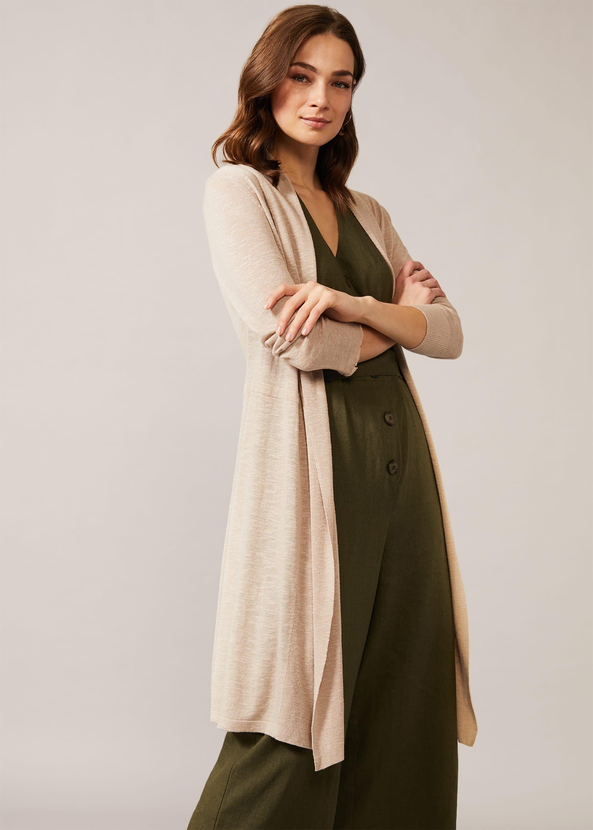 Lili Linen Longline Cardigan