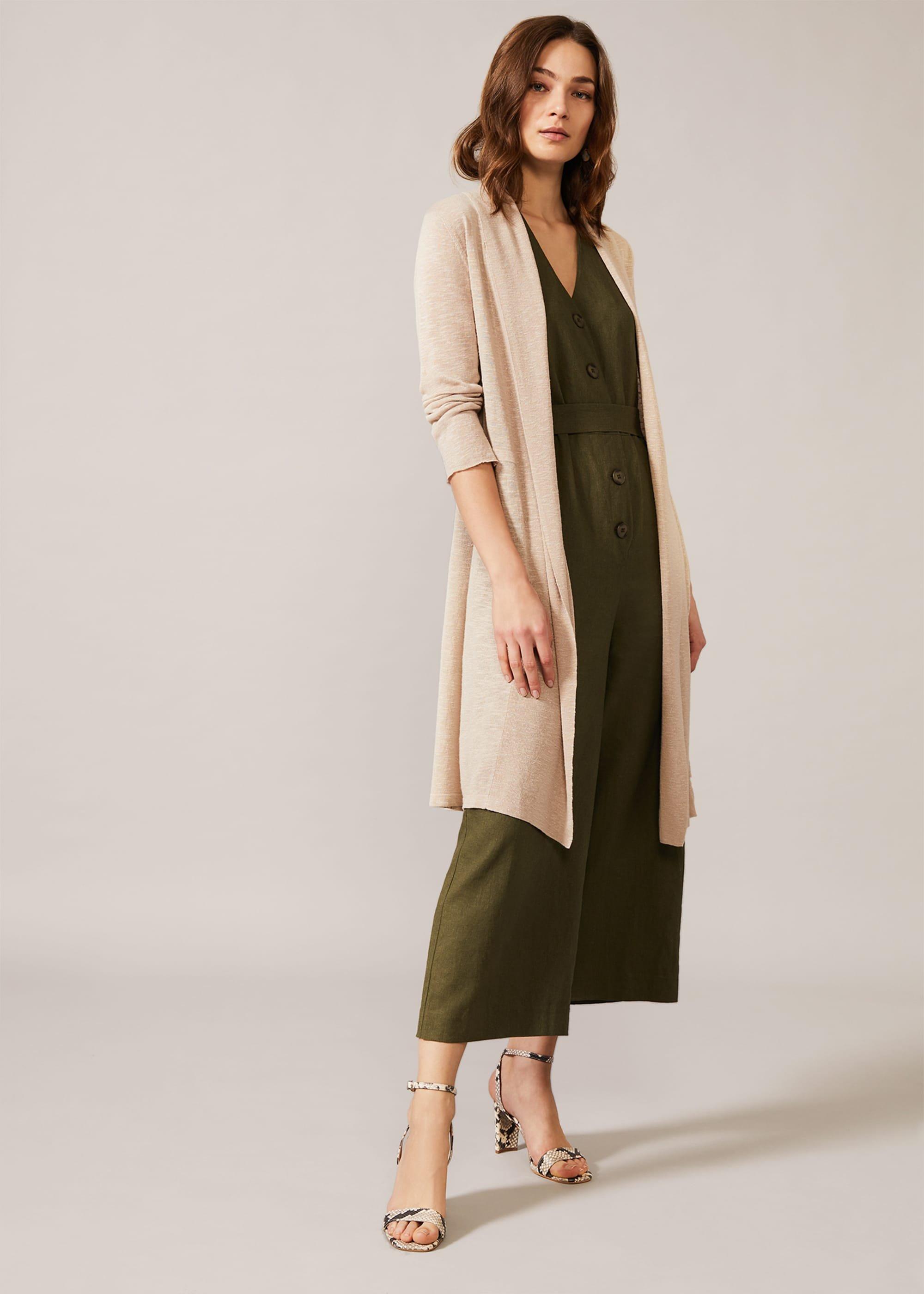 Lili Linen Longline Cardigan