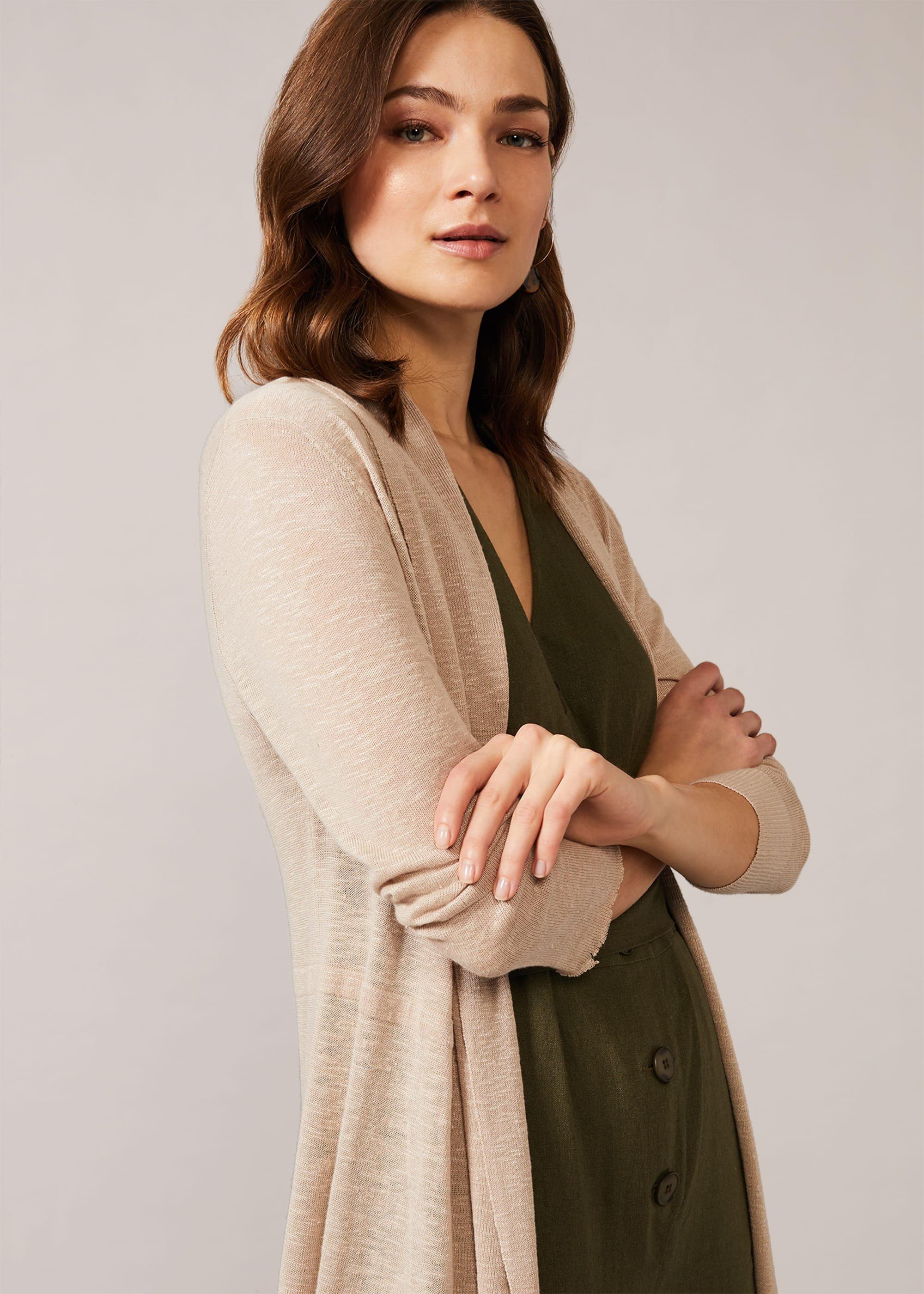 Lili Linen Longline Cardigan