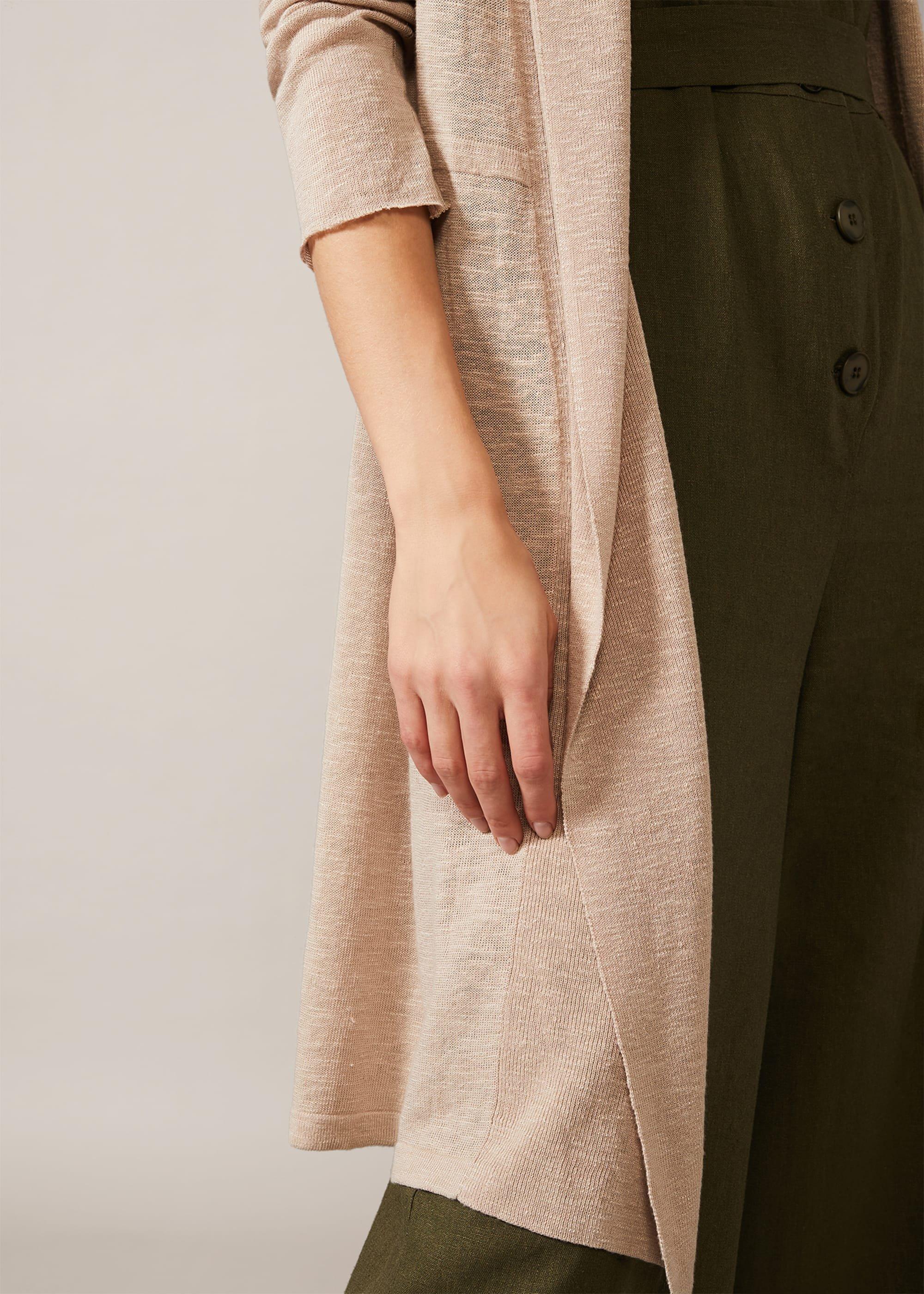 Lili Linen Longline Cardigan