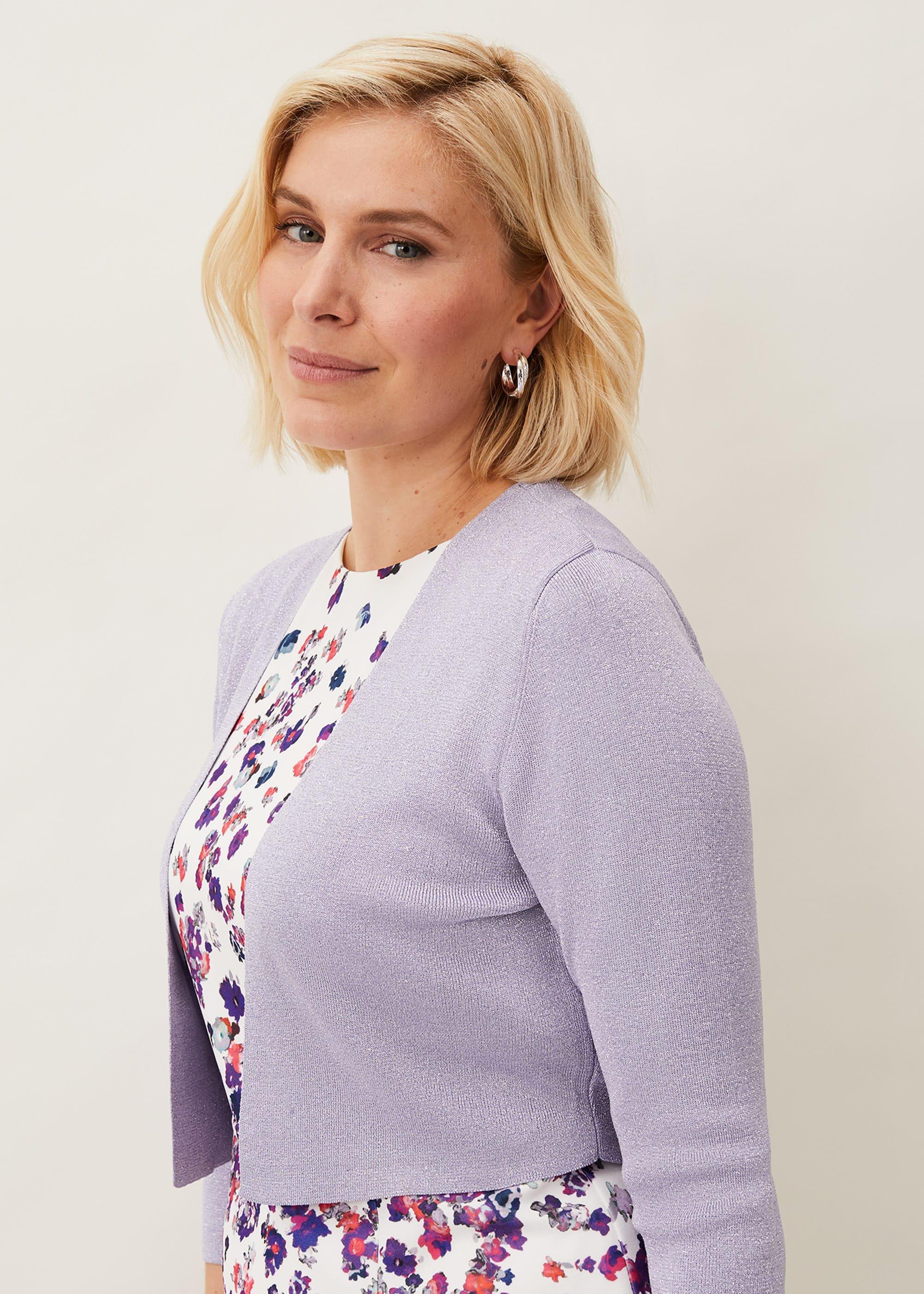 Salma Shimmer Knitted Jacket