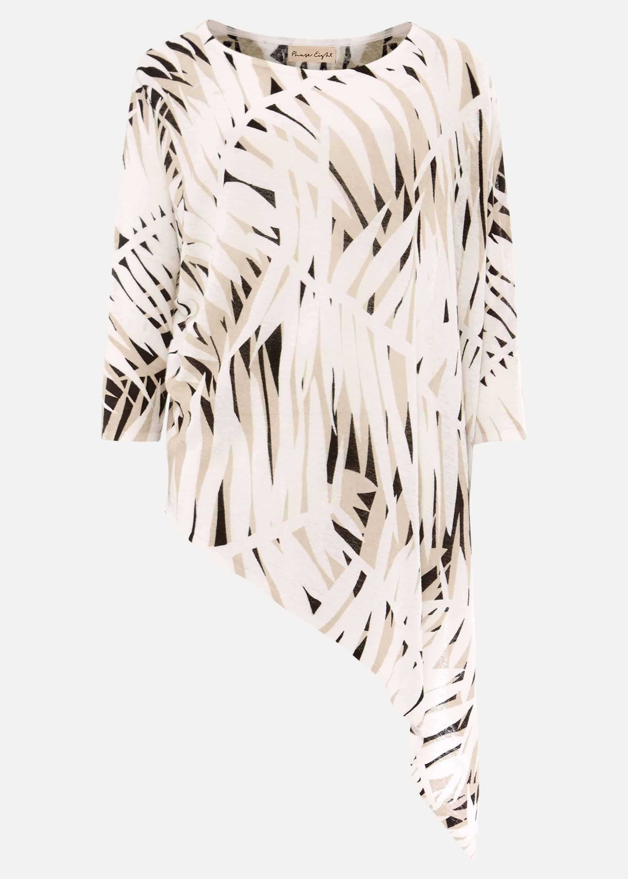Sabrah Shadow Palm Print Knit