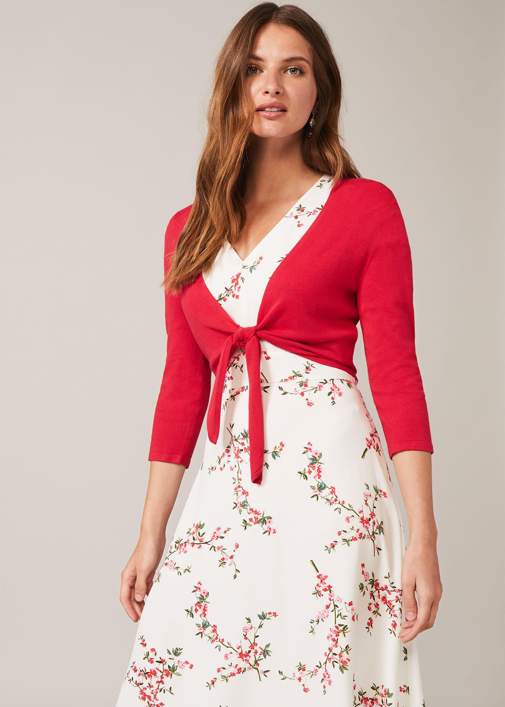 Ana Tie Front Knit Cover Up