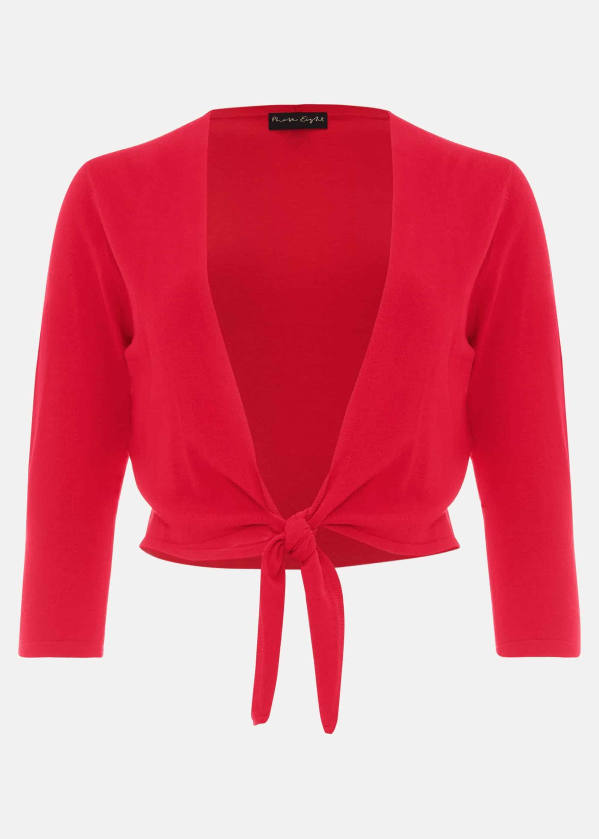 Ana Tie Front Knit Cover Up