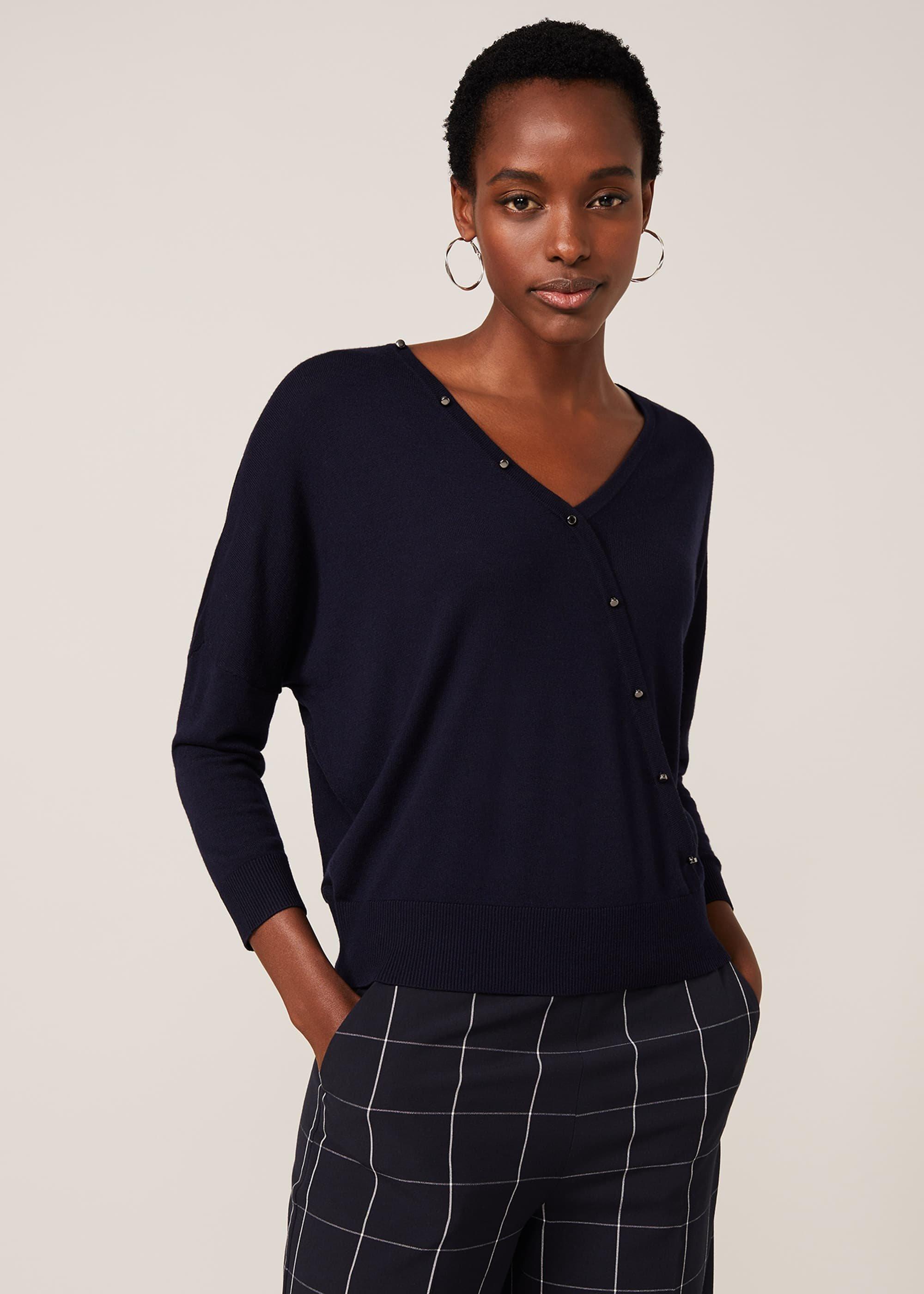 Simmona Wrap Knit Top