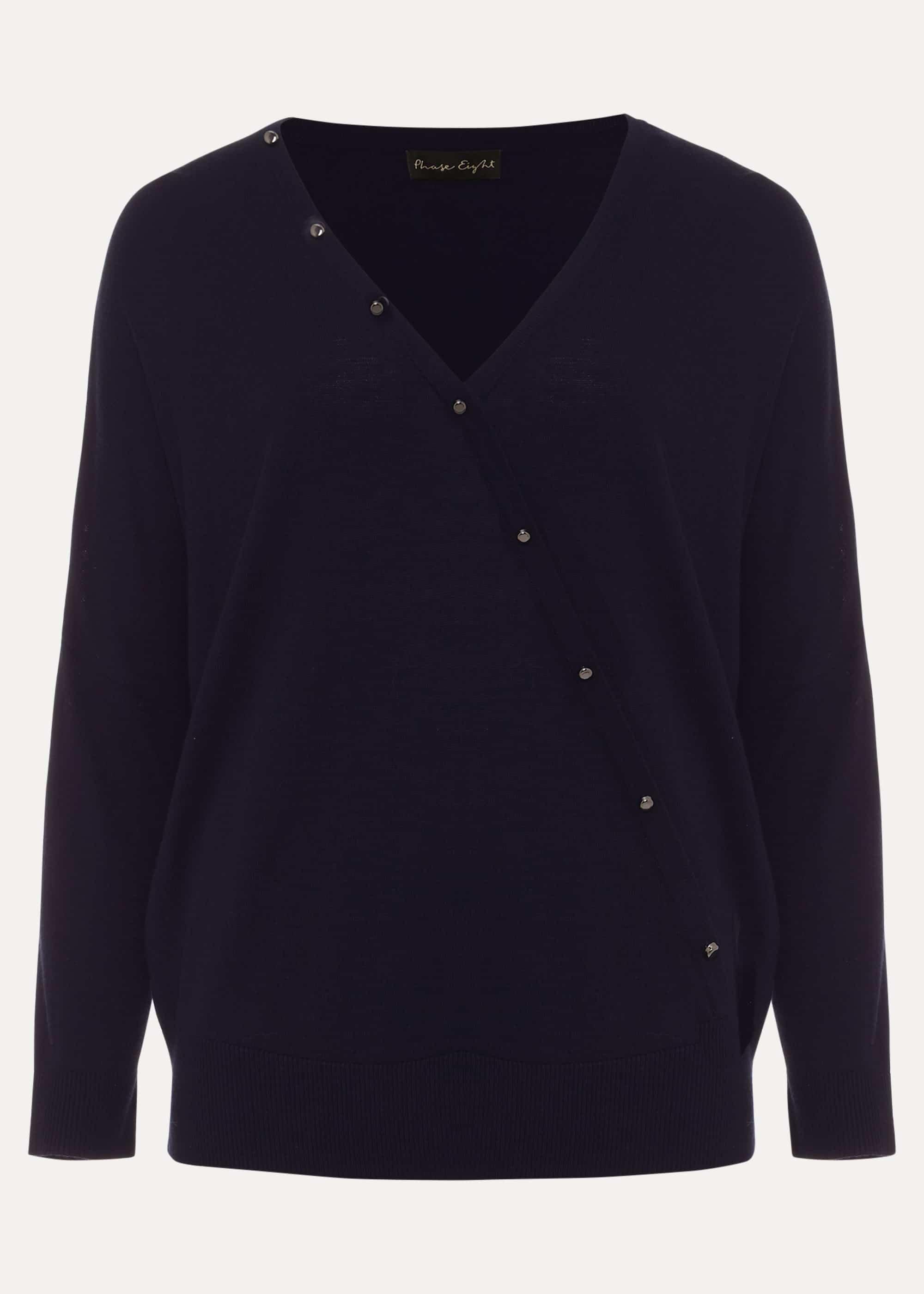 Simmona Wrap Knit Top