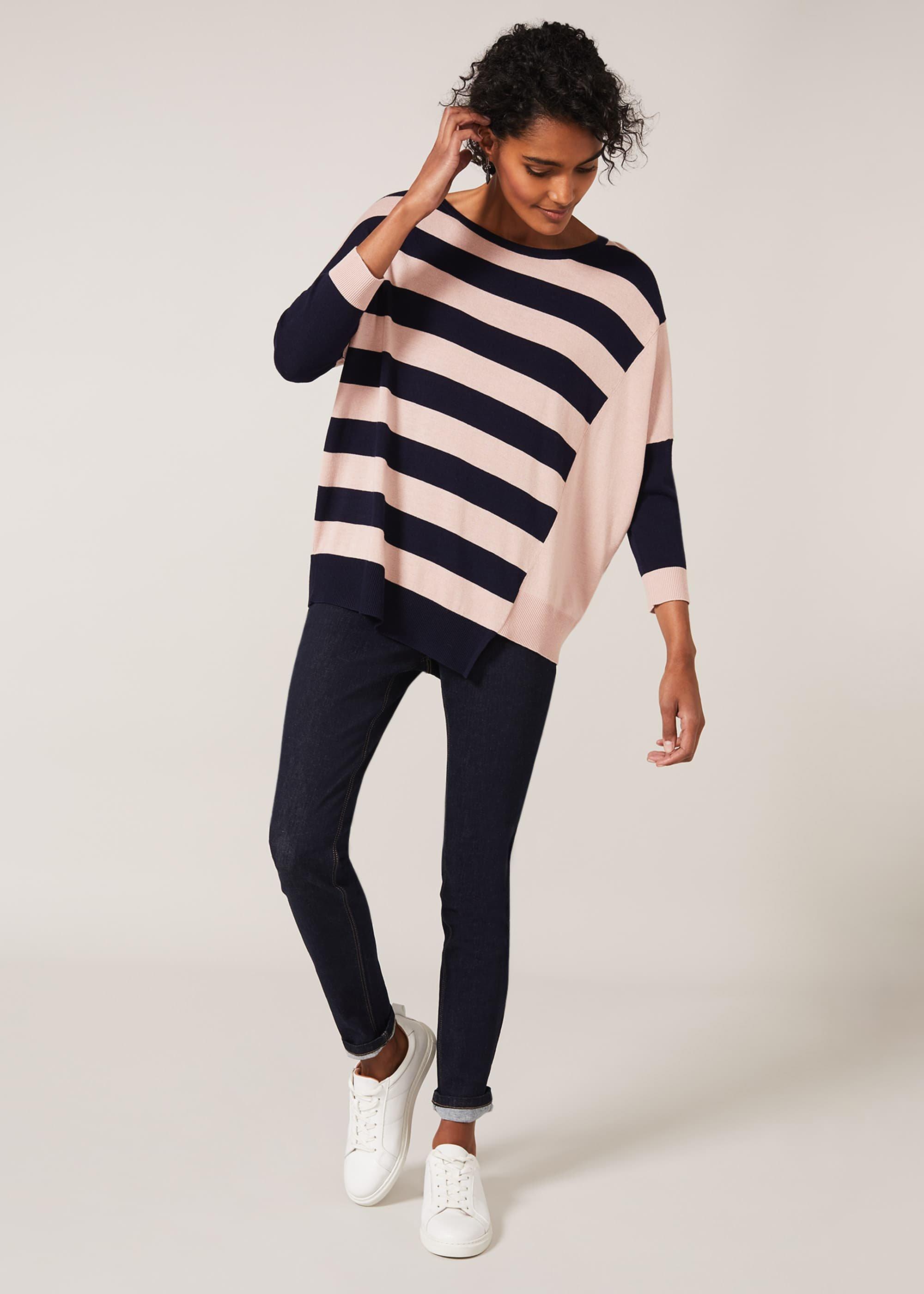 Farla Cutabout Stripe Knit Top