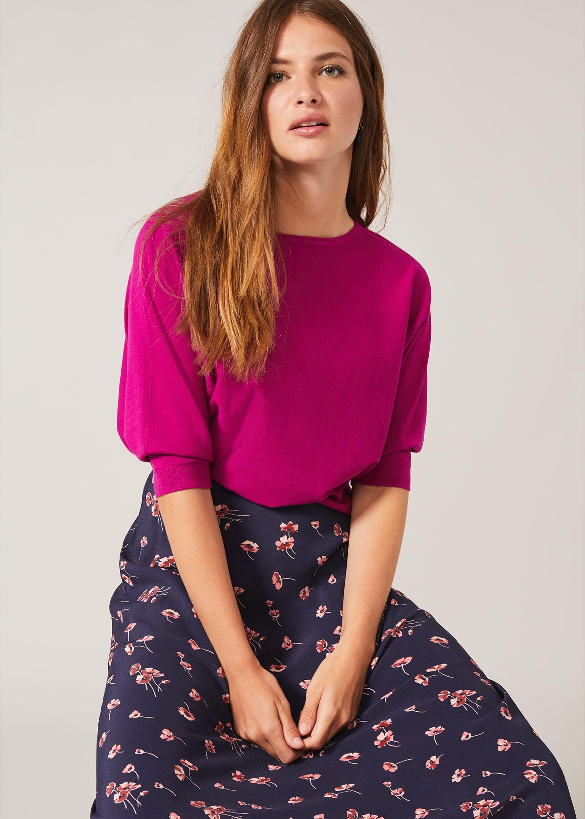 Cristine Batwing Knit Jumper