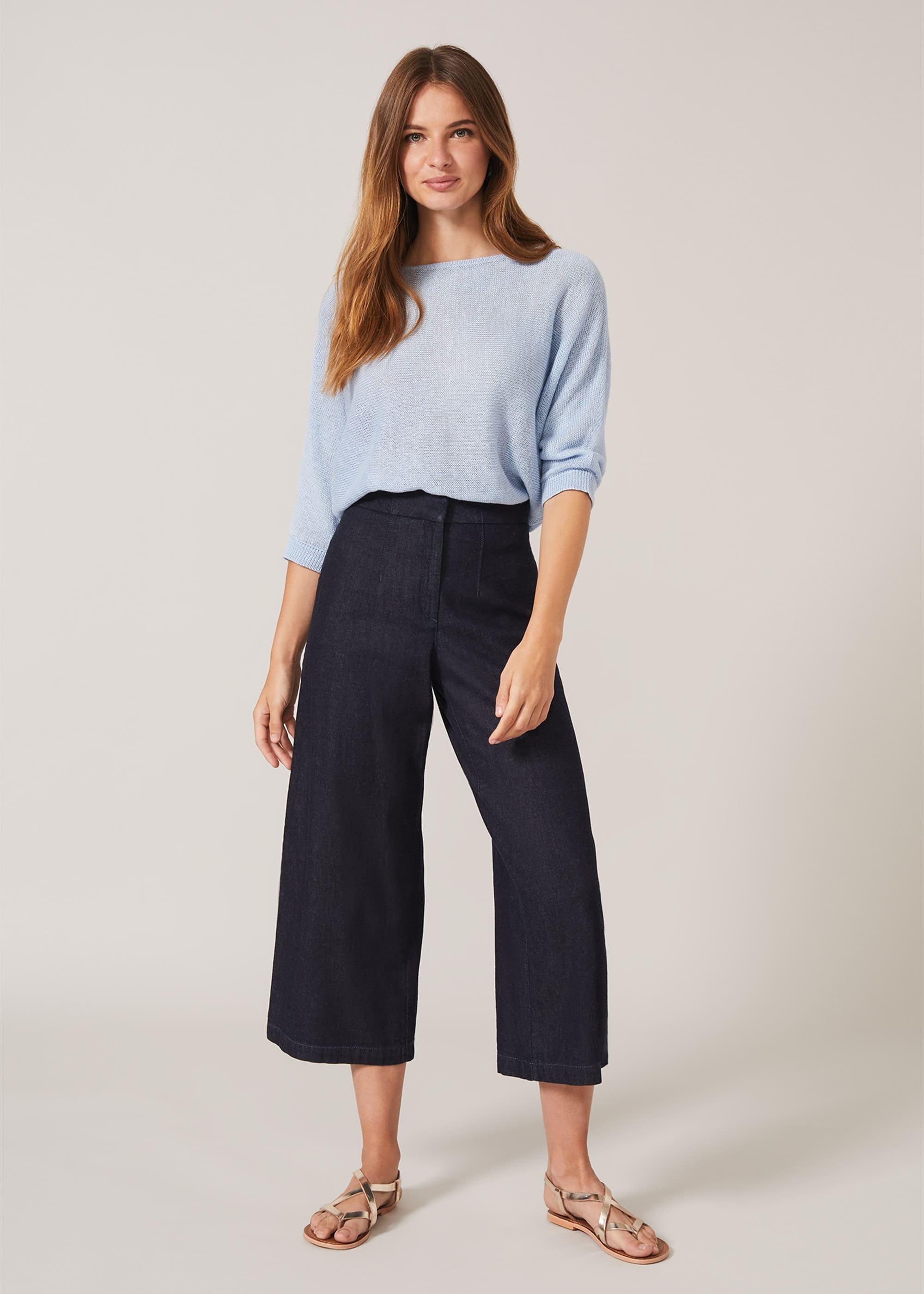 Delmi Linen Knit Top