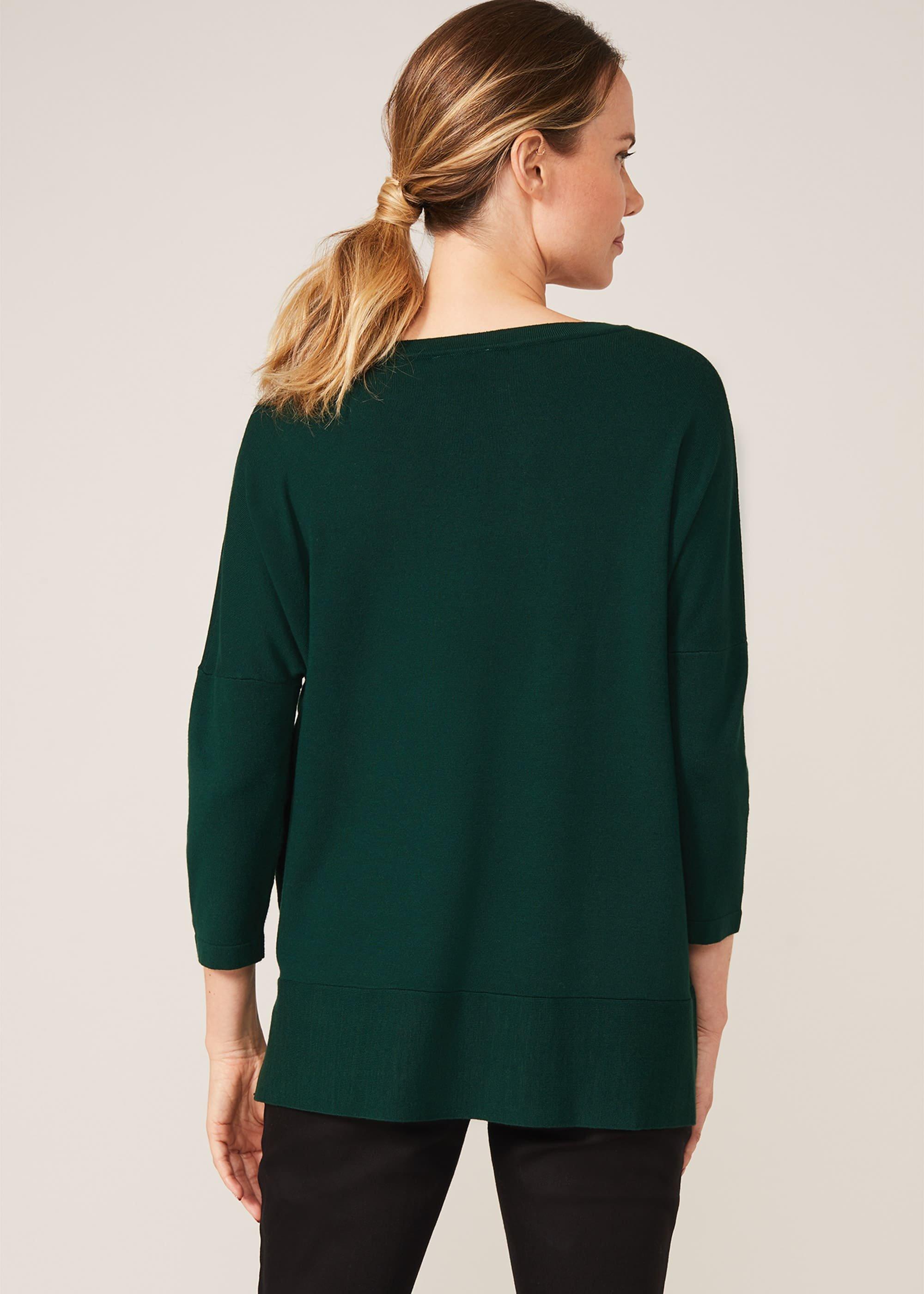 Agatha Asymmetric Hem Knit Top