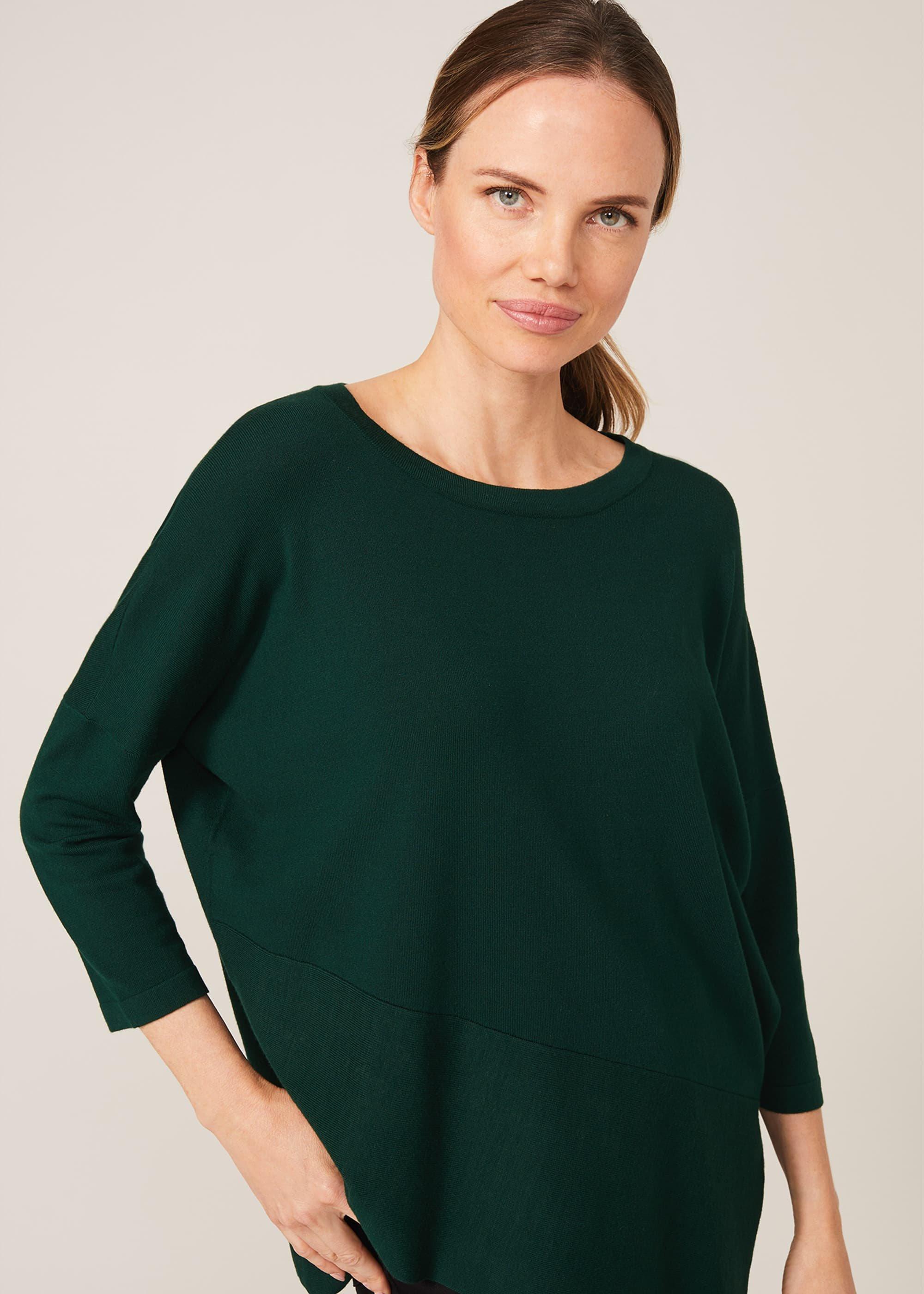 Agatha Asymmetric Hem Knit Top